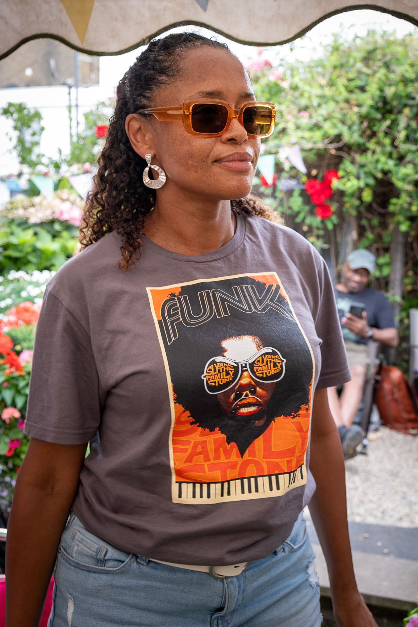 Viv, a music fan, Walmer Castle PH music sessions, Sunday, 17th, August, 2025.