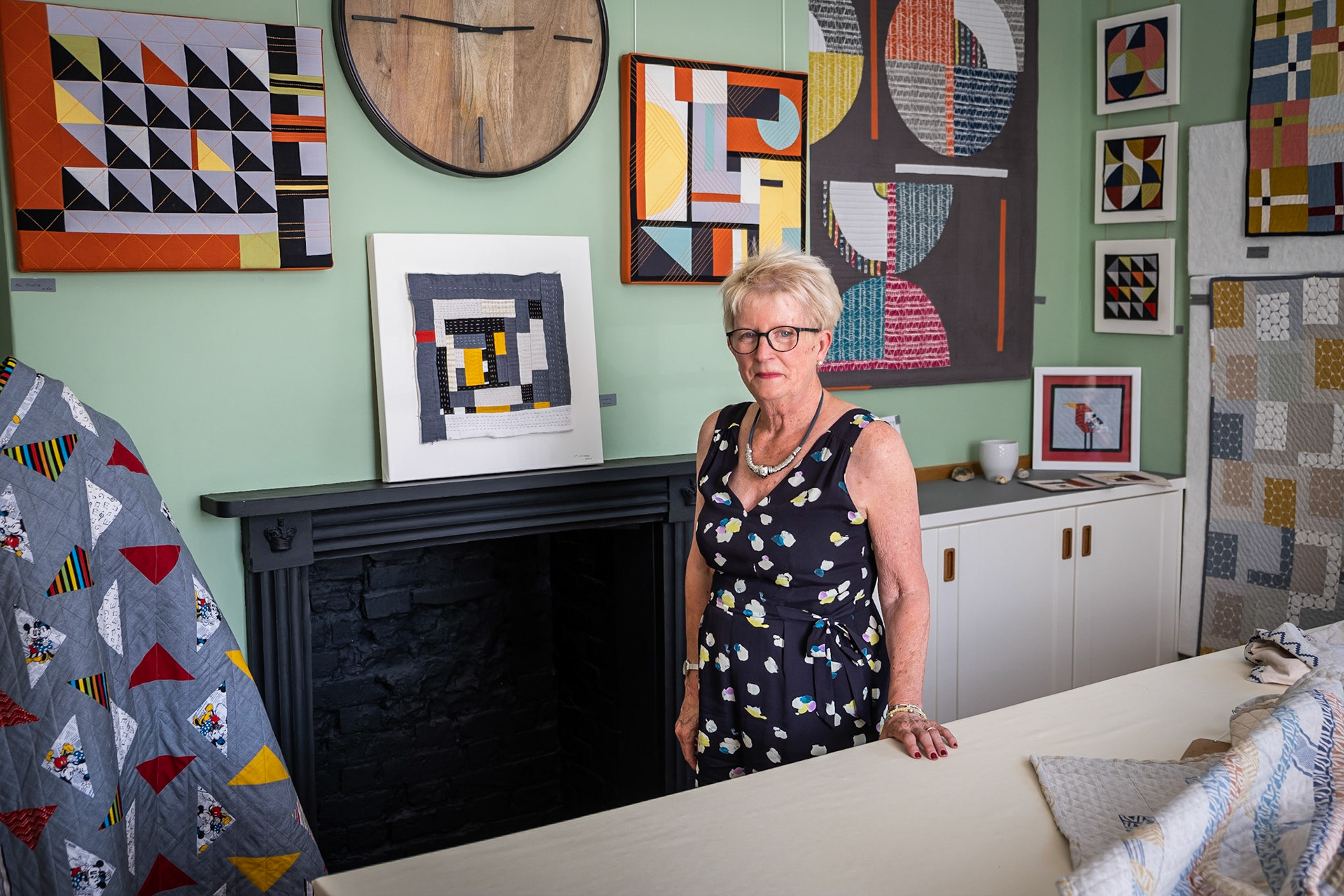 Mary Helmsley, interior designer and textile artist, North Barracks.