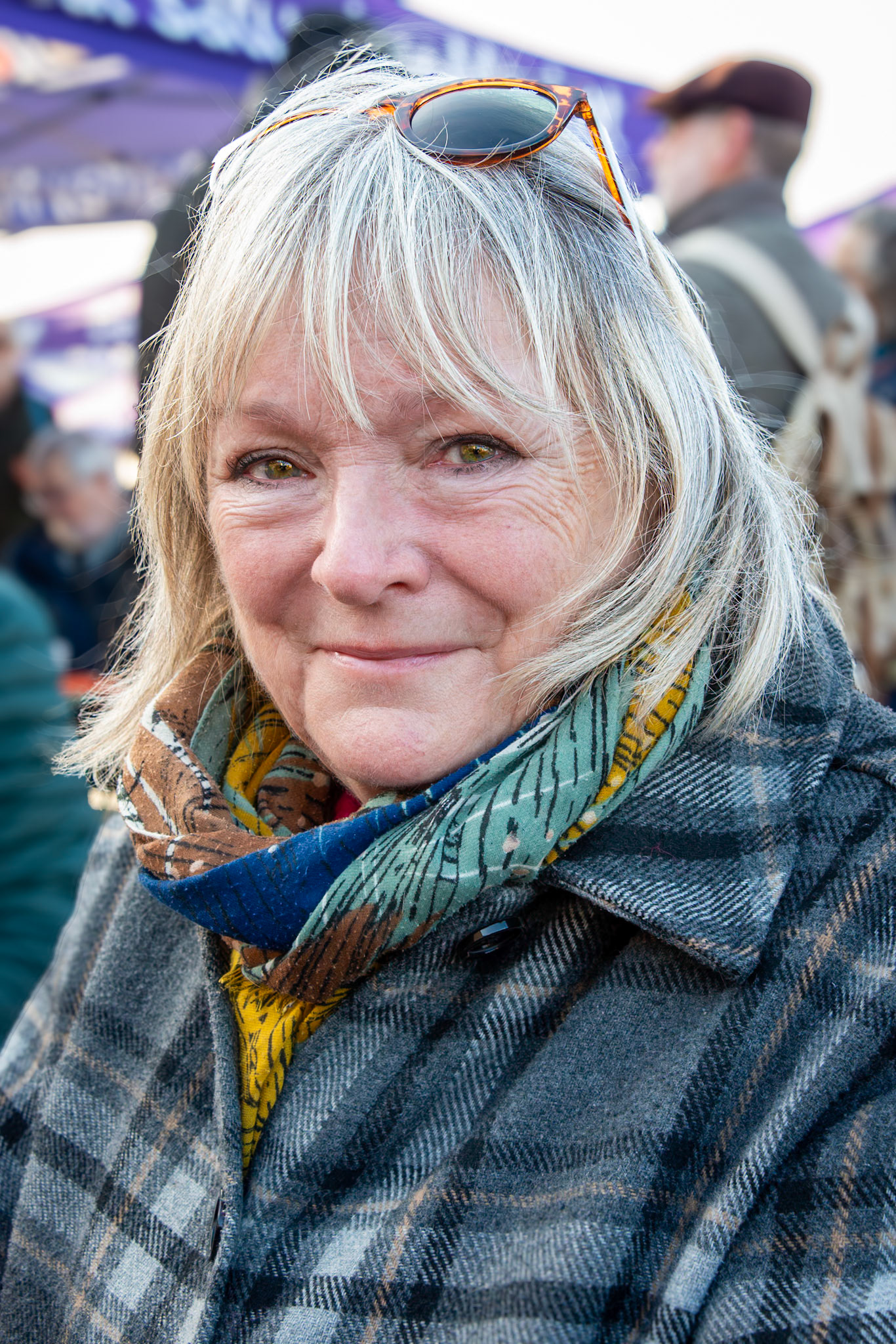 Fay, Writer and Chairman of Reopen the Regent Cinema. Outdoor coffee at Real Deal Roasters, Deal Market, 25th January, 2025.