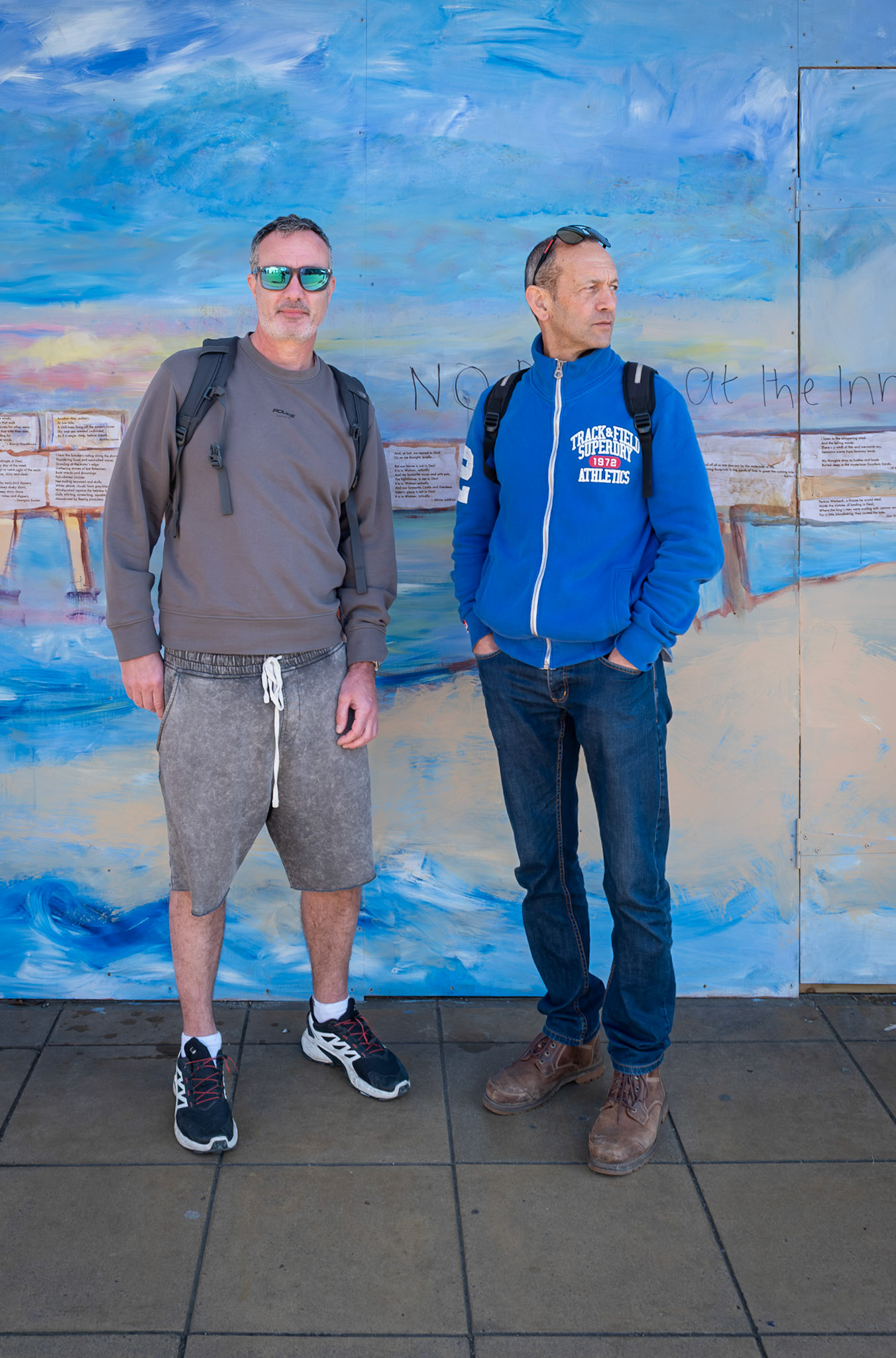 Mark and Richard at the former Original Factory Shop, 21st March, 2026.