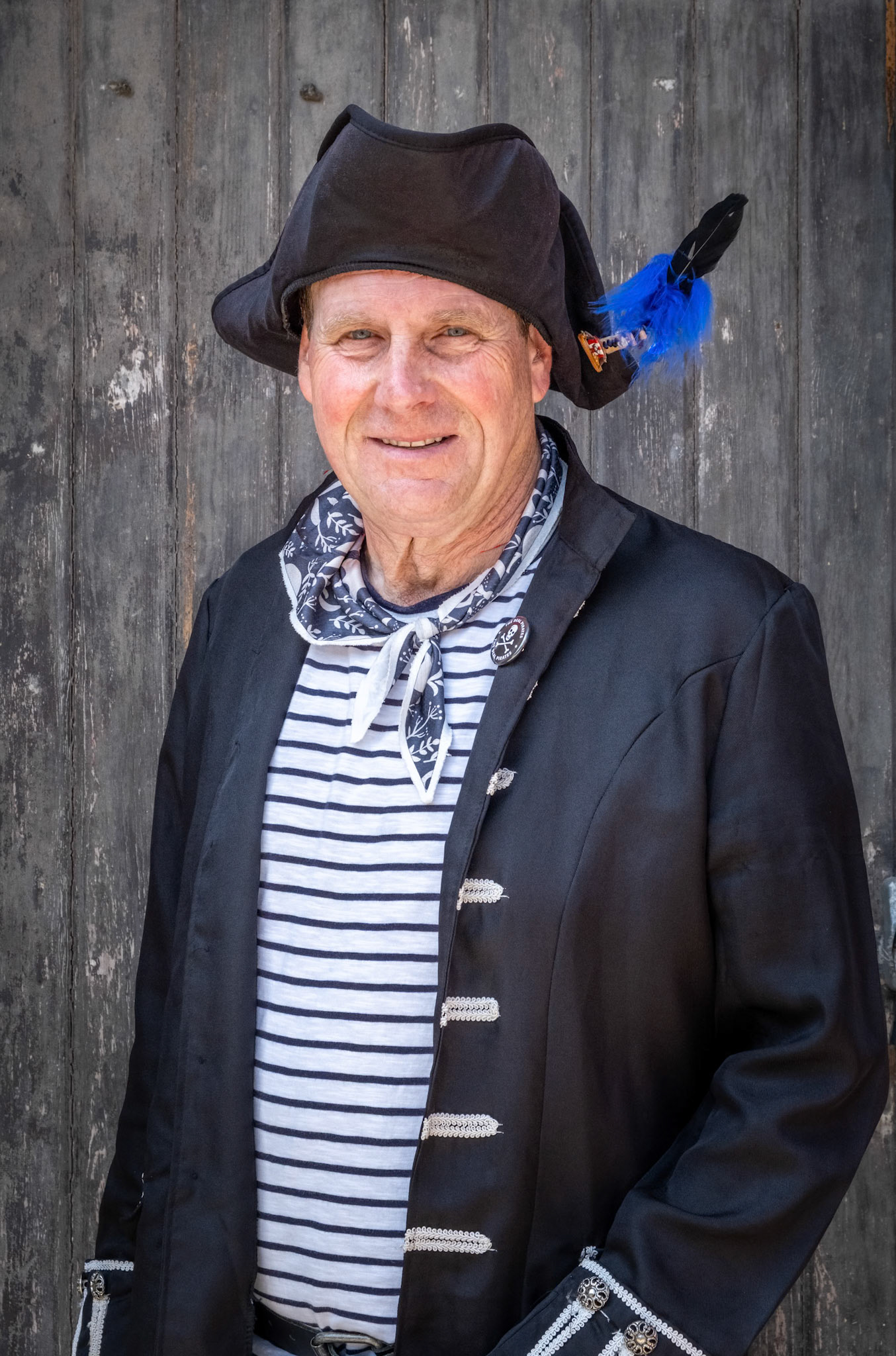 Gary advertising a Deal Pirates family day at the Landmark Centre, Saturday 25th July, 2026.