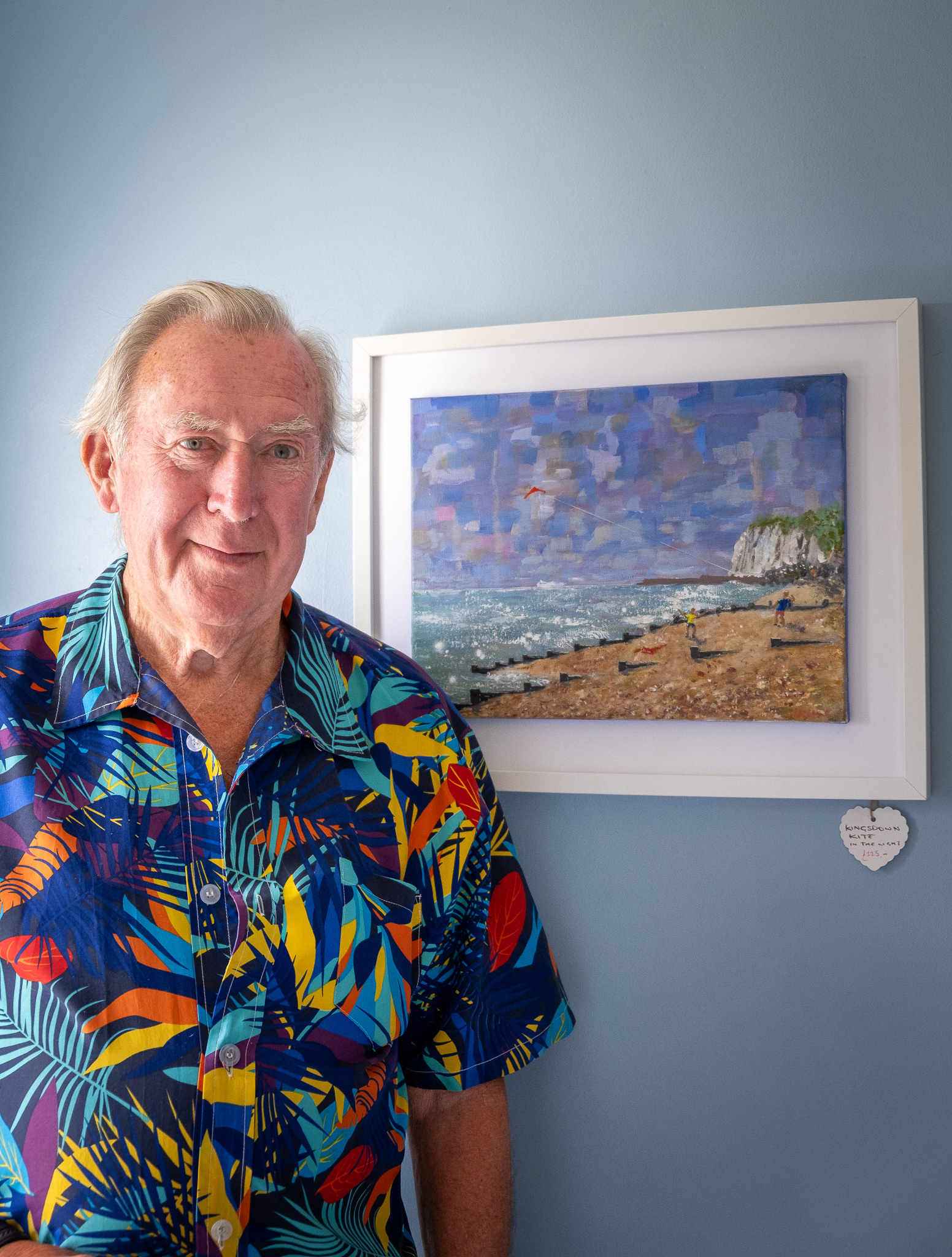Keith 'Wellsie' Wells, a painter originally from Liverpool. South East Artists Open Studios, 15th June.