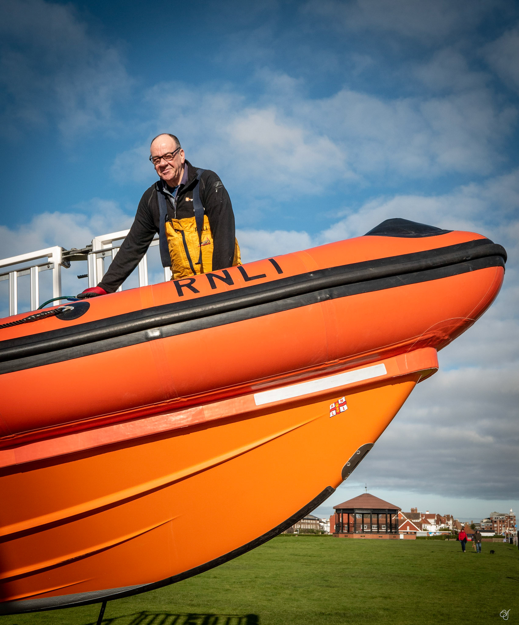 Tony Evans, mechanic and technician to the Deal Lifeboat Crew, 28th January.