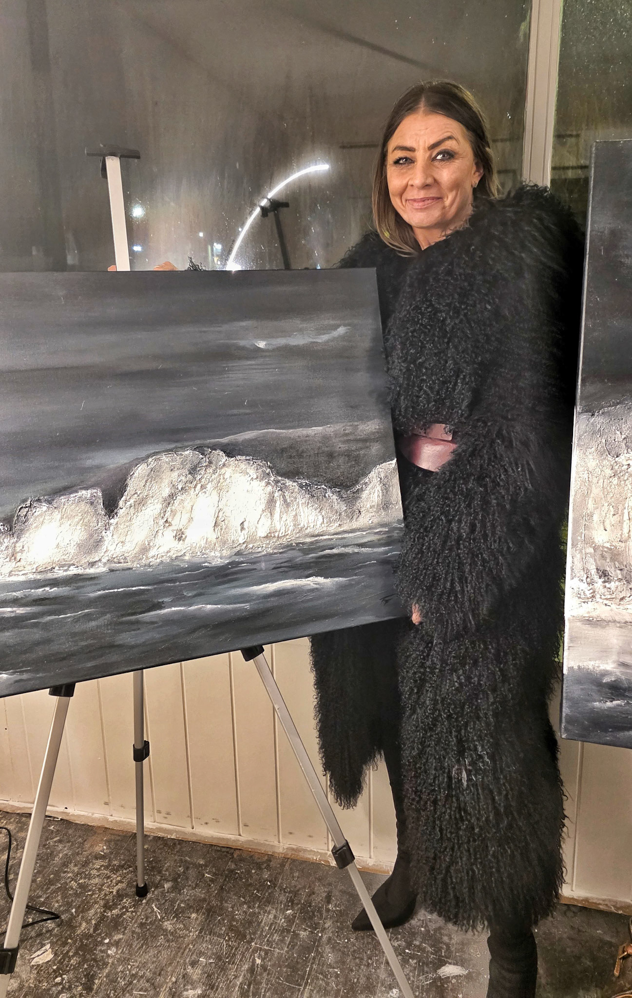 At the launch of the new gallery at 8 New Street, Deal, 20th February, 2026.