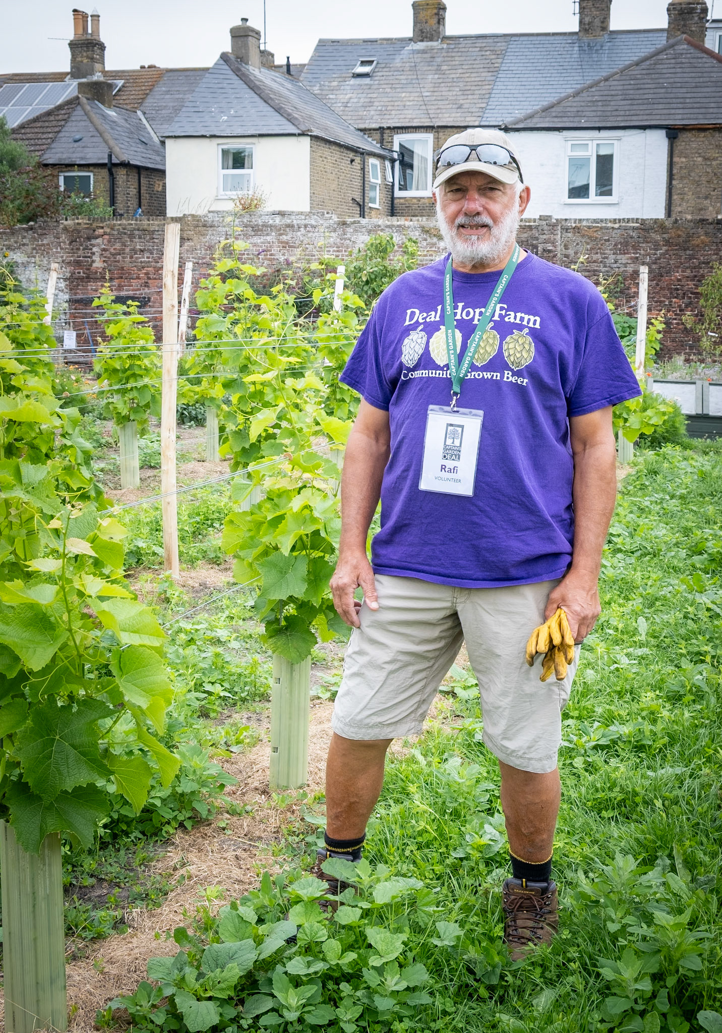 Rafi, a volunteer.