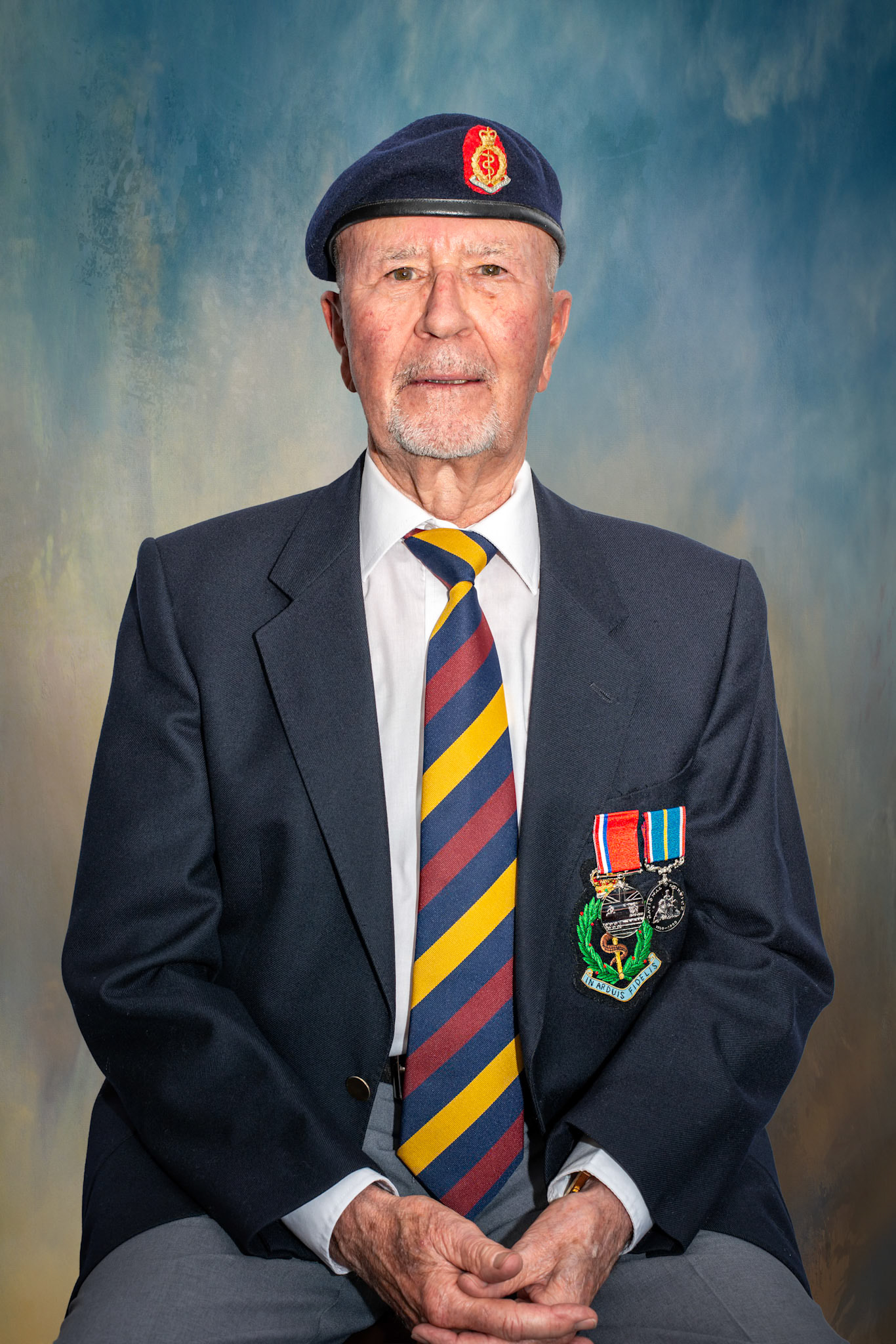 Ernest Framp, formerly Royal Auxillery Medical Corps, serving in Germany under National Service from 1956. Peter spent the rest of his working life as a chauffeur in London and the South East. The Strand, Walmer, 24th May, 2025.