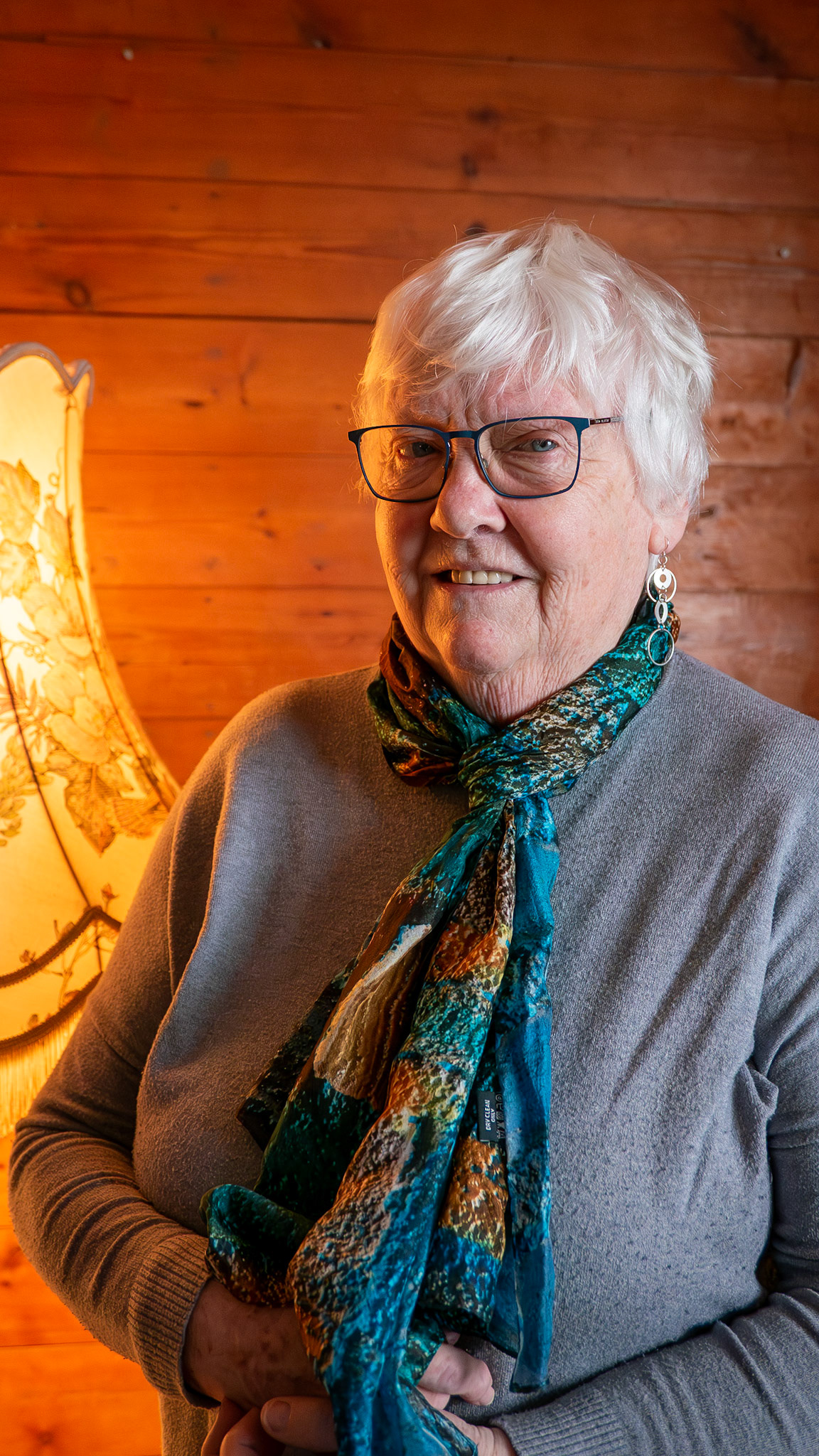 Susan Carlyle, an artist.DEal Despatch Launch, 10th April.