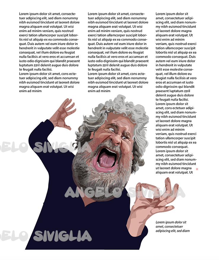 Beppe Grillo inedito