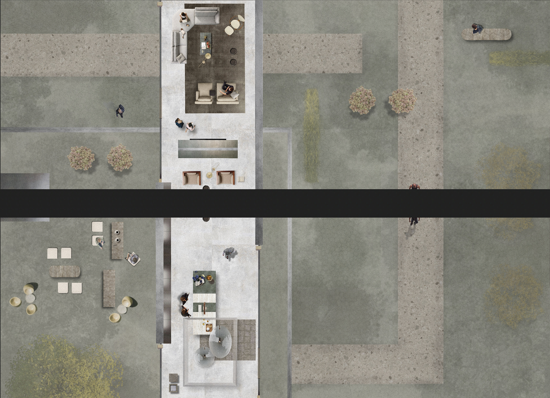 1:50 DEVELOPMENT DETAIL ZOOM IN PLAN COLLAGE