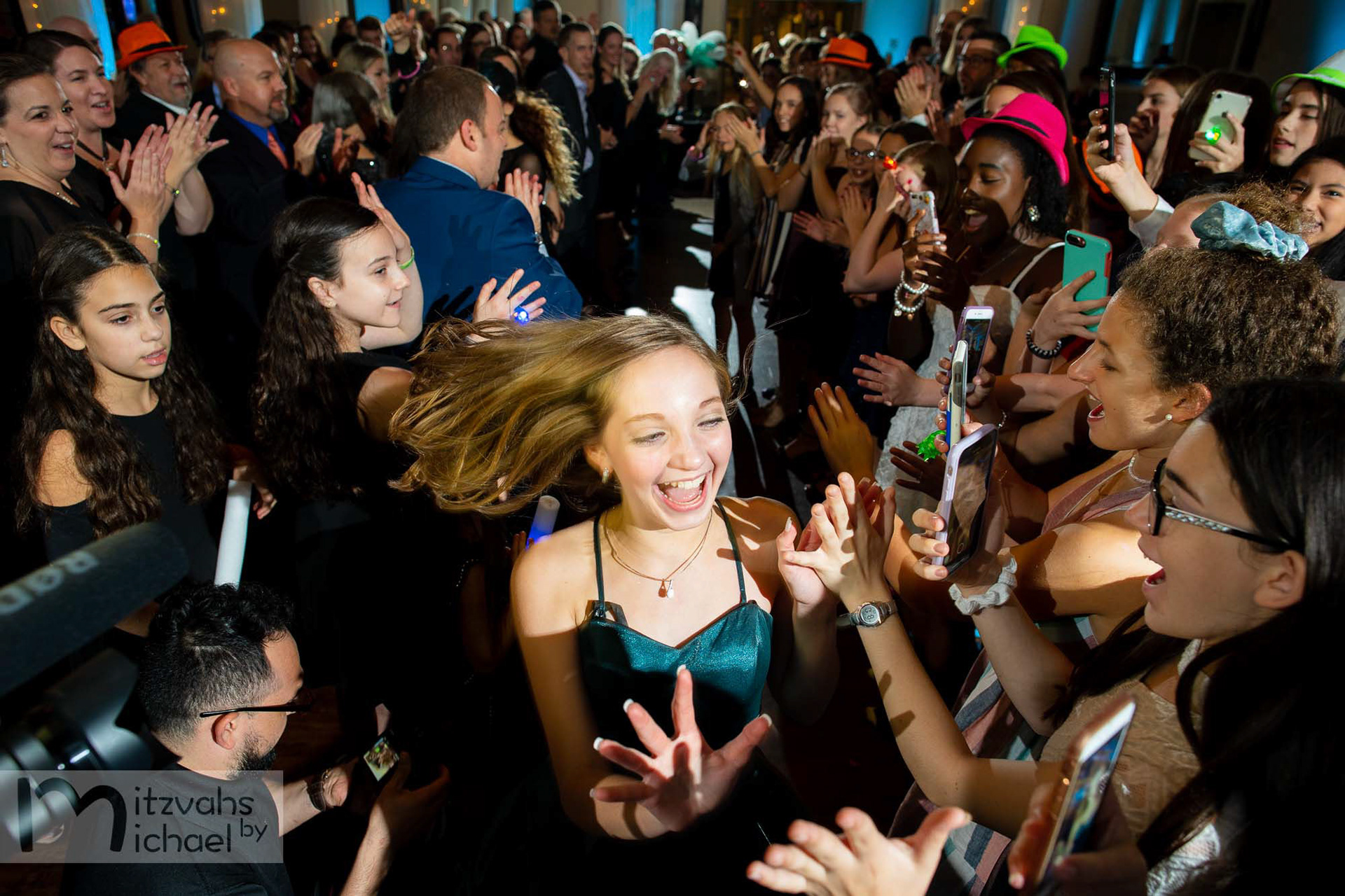 Cora’s Beth Shalom Bat Mitzvah party at The Great Room at Savage Mill.