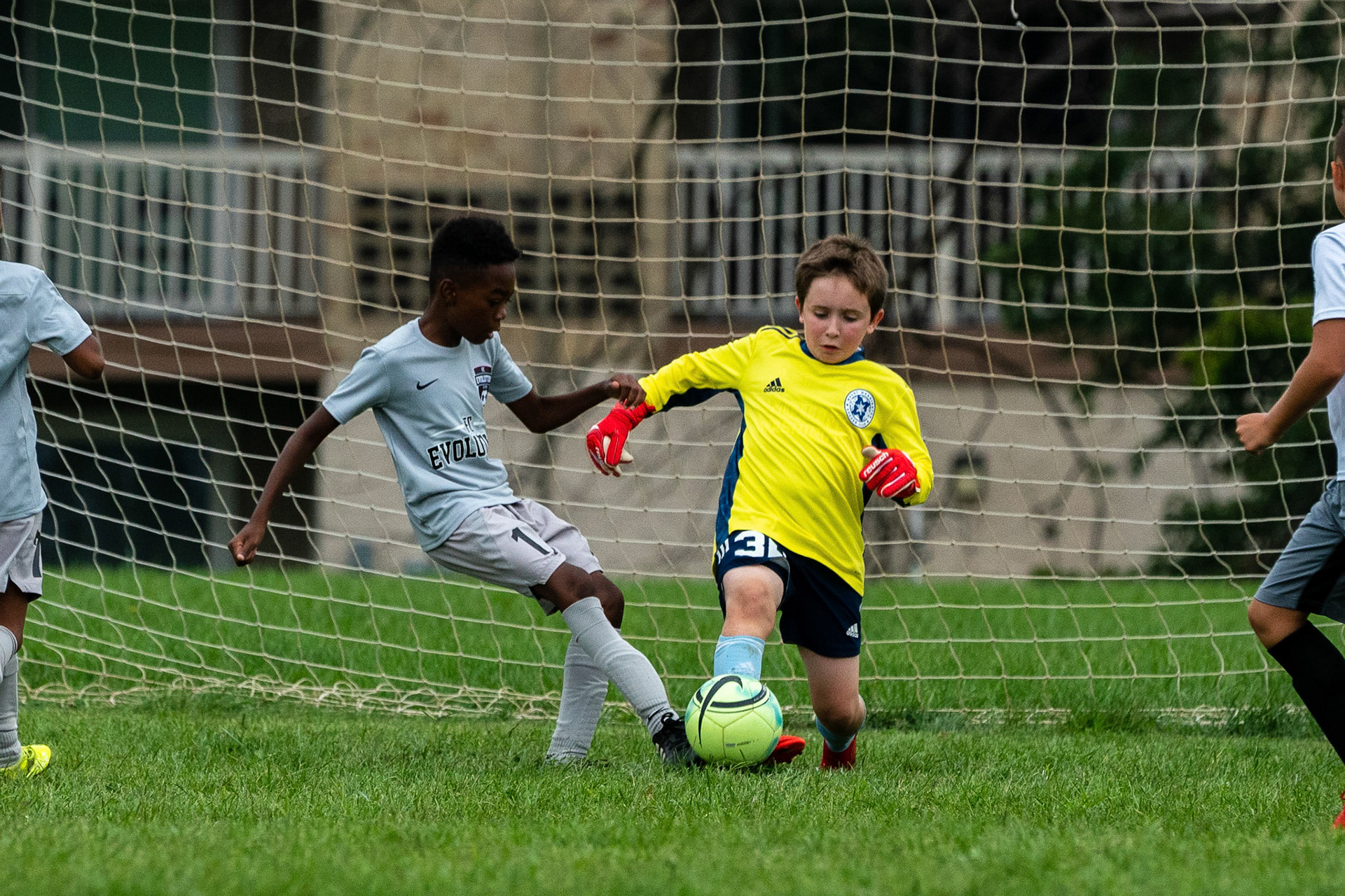 The Mt. Washington U10 Travel soccer team plays in the Labor Day Tournament.