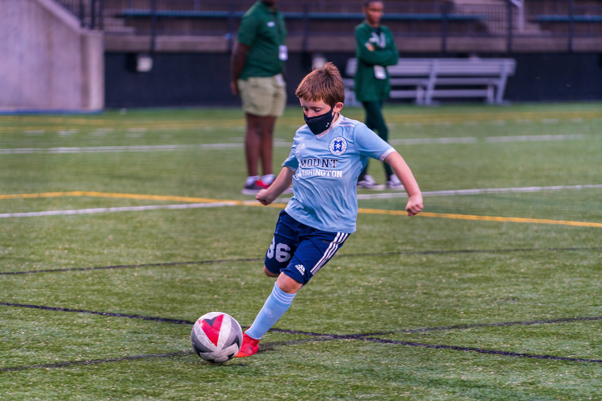 Members of the Mt. Washington Soccer Club (rec and travel) visited the Loyola Greyhounds for a game against Lafayette on Saturday, October 9, 2021.