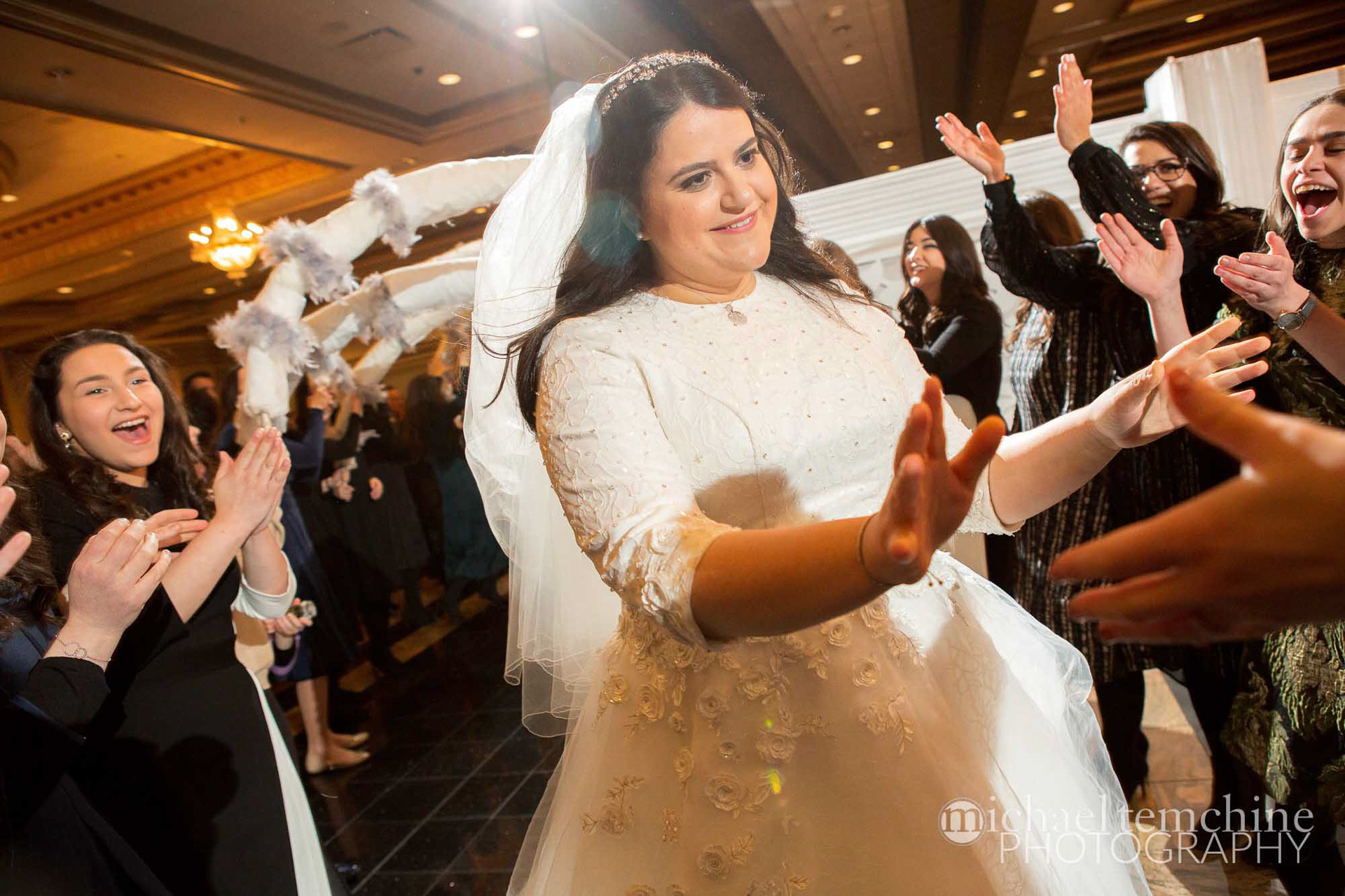 Tali and John's Frum Orthodox Jewish wedding at the Valley Mansion, Baltimore, MD on Sunday, March 17, 2019.