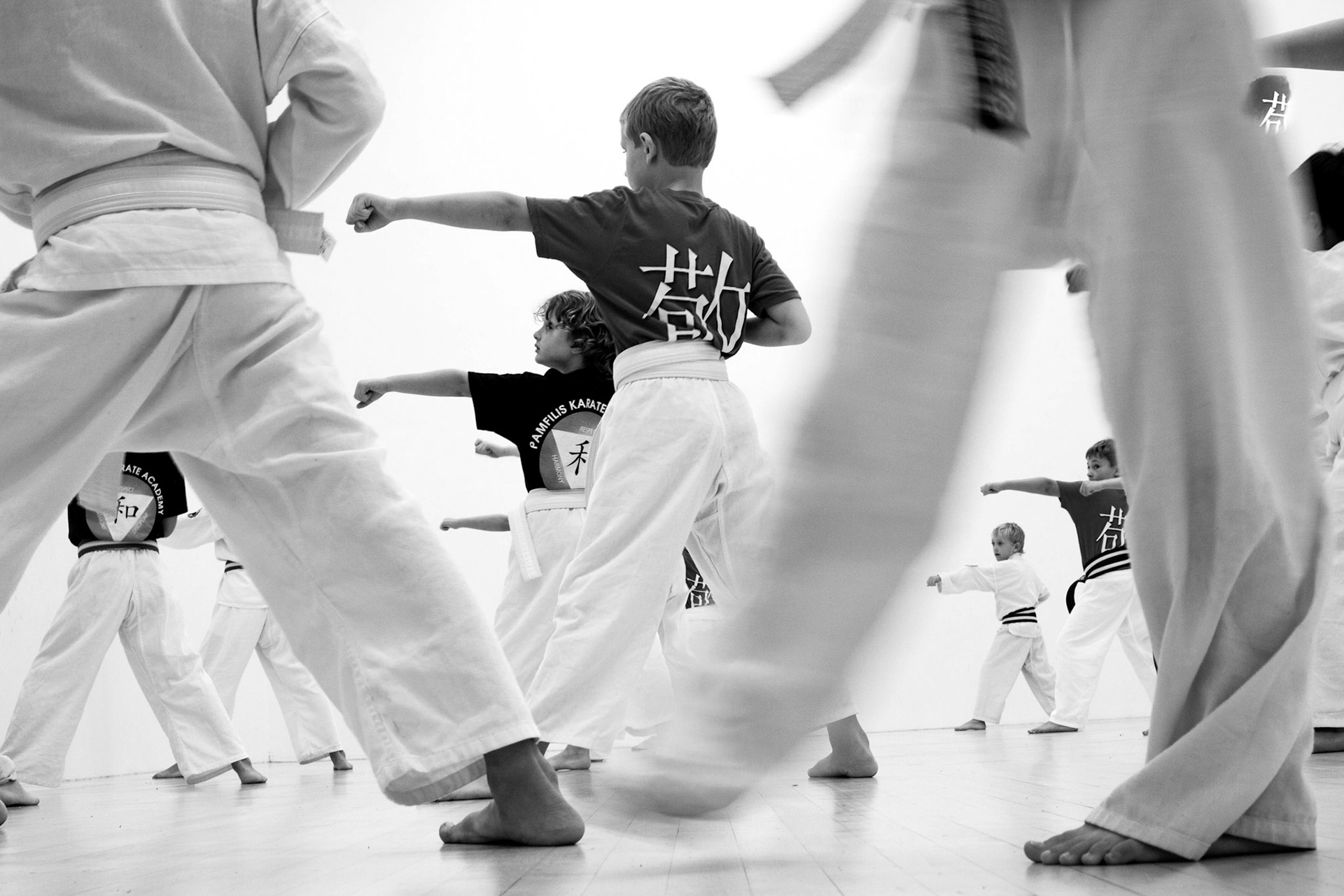 Pamfilis Karate Academy practice on Monday, August 20, 2018.