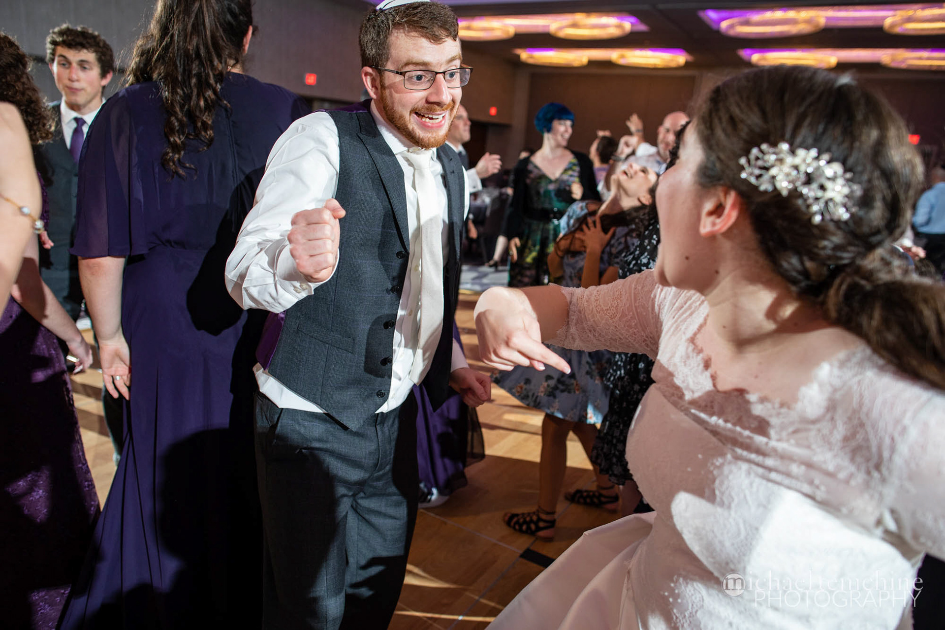 Yael and Eitan’s modern orthodox Jewish wedding at the Grand Hyatt in Washington D.C. on Sunday, August 25, 2019.