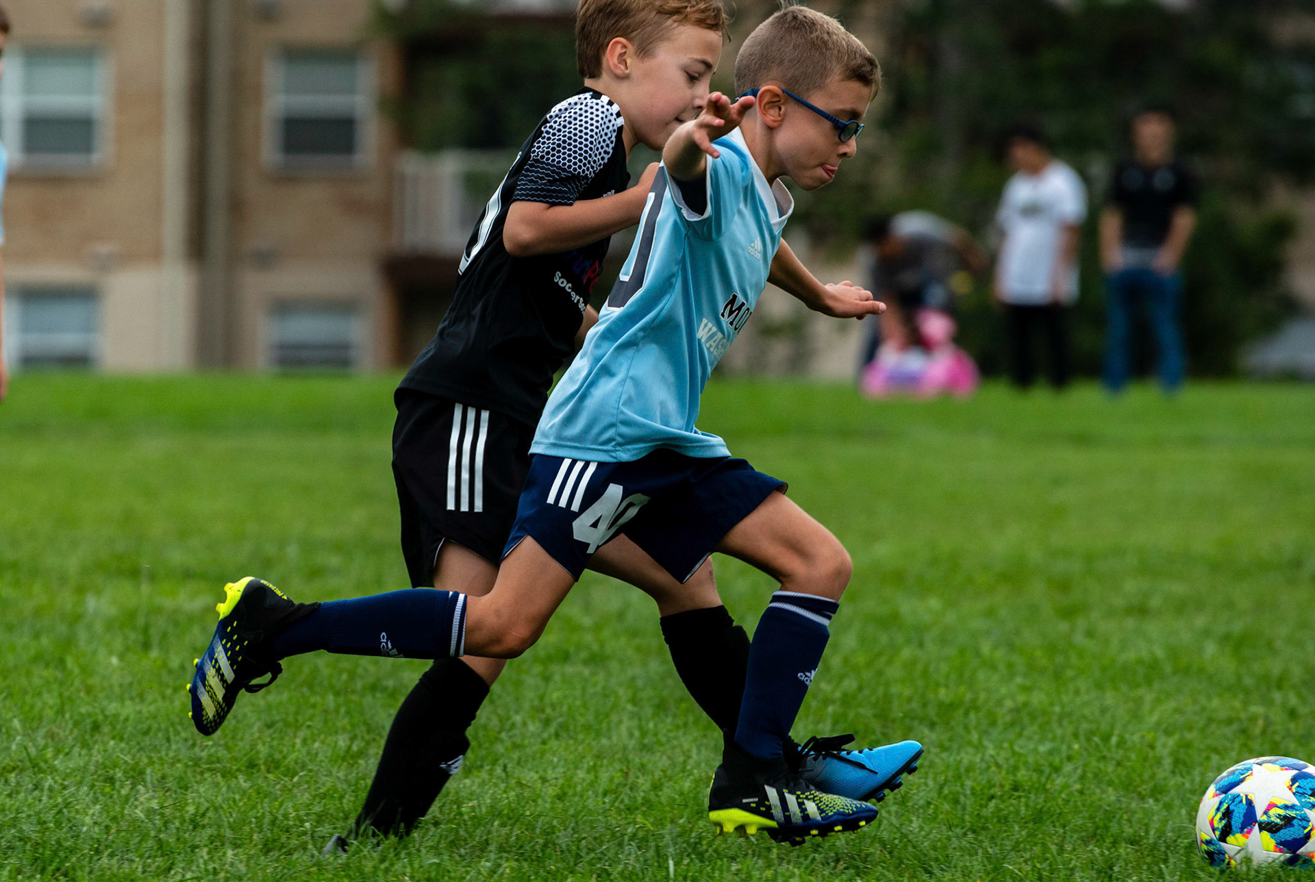 The Mt. Washington U10 Travel soccer team plays in the Labor Day Tournament.