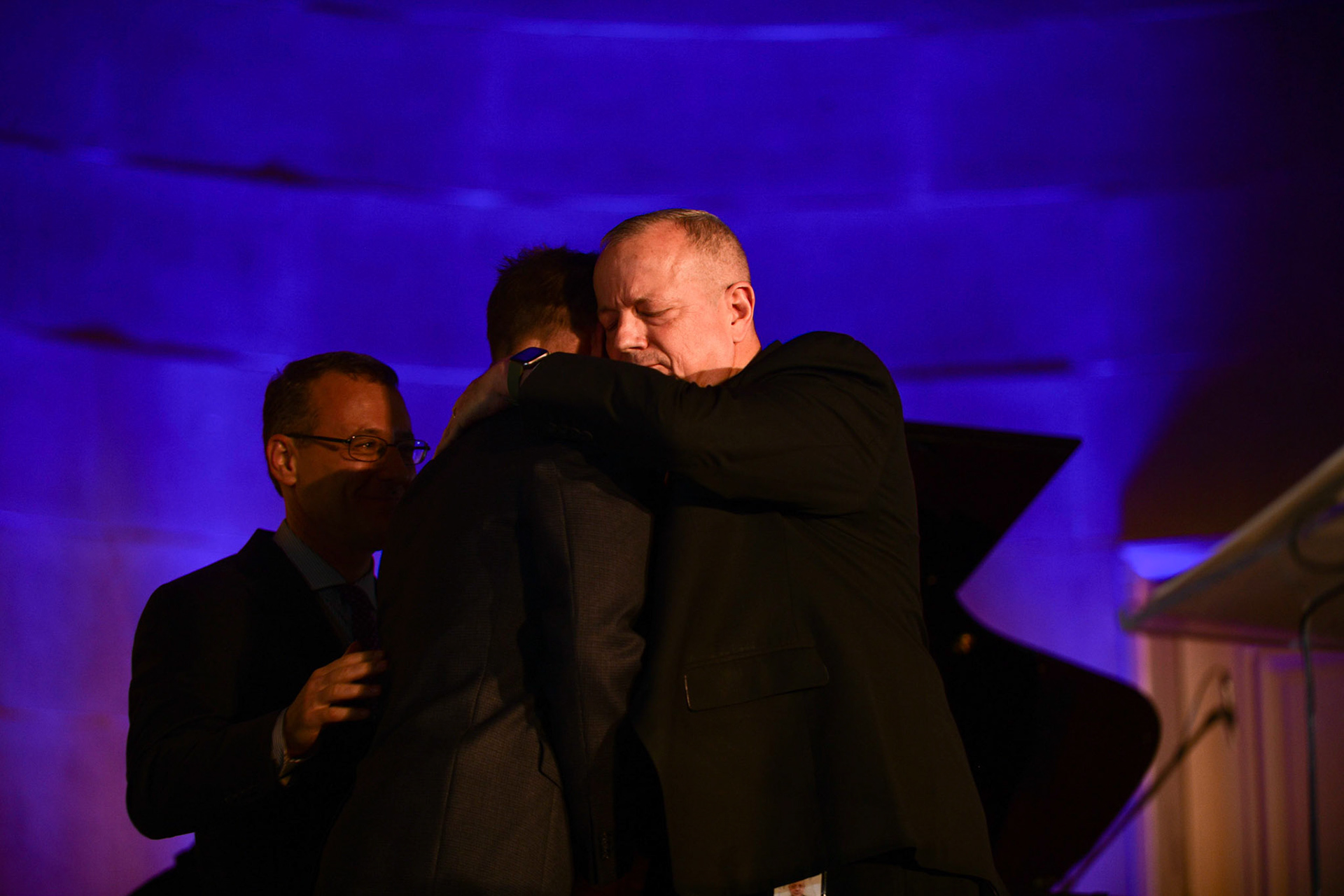 America Abroad Media (AAM) presents their annual gala awards dinner at the Andrew Mellon Auditorium in Washington D.C. on Tuesday, November 5, 2019. Honorees included Egyptian actress Yousra, Iranian activist and journalist Masih Alinejad, and film director Peter Berg.