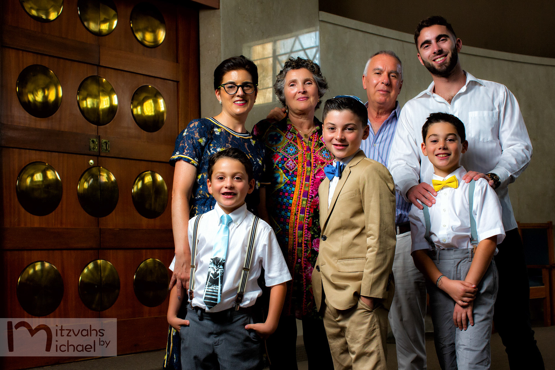 Rafael’s Bar Mitzvah portraits at Ohev Sholom in Washington D.C.