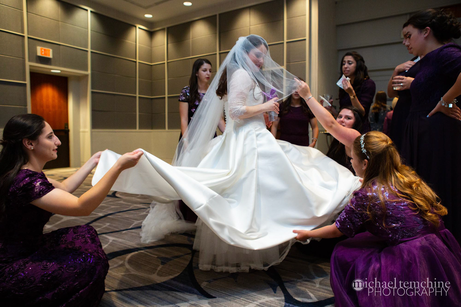 Yael and Eitan’s modern orthodox Jewish wedding at the Grand Hyatt in Washington D.C. on Sunday, August 25, 2019.