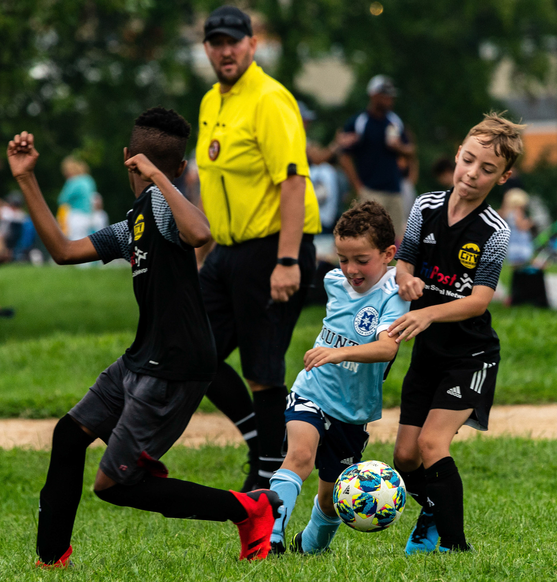The Mt. Washington U10 Travel soccer team plays in the Labor Day Tournament.