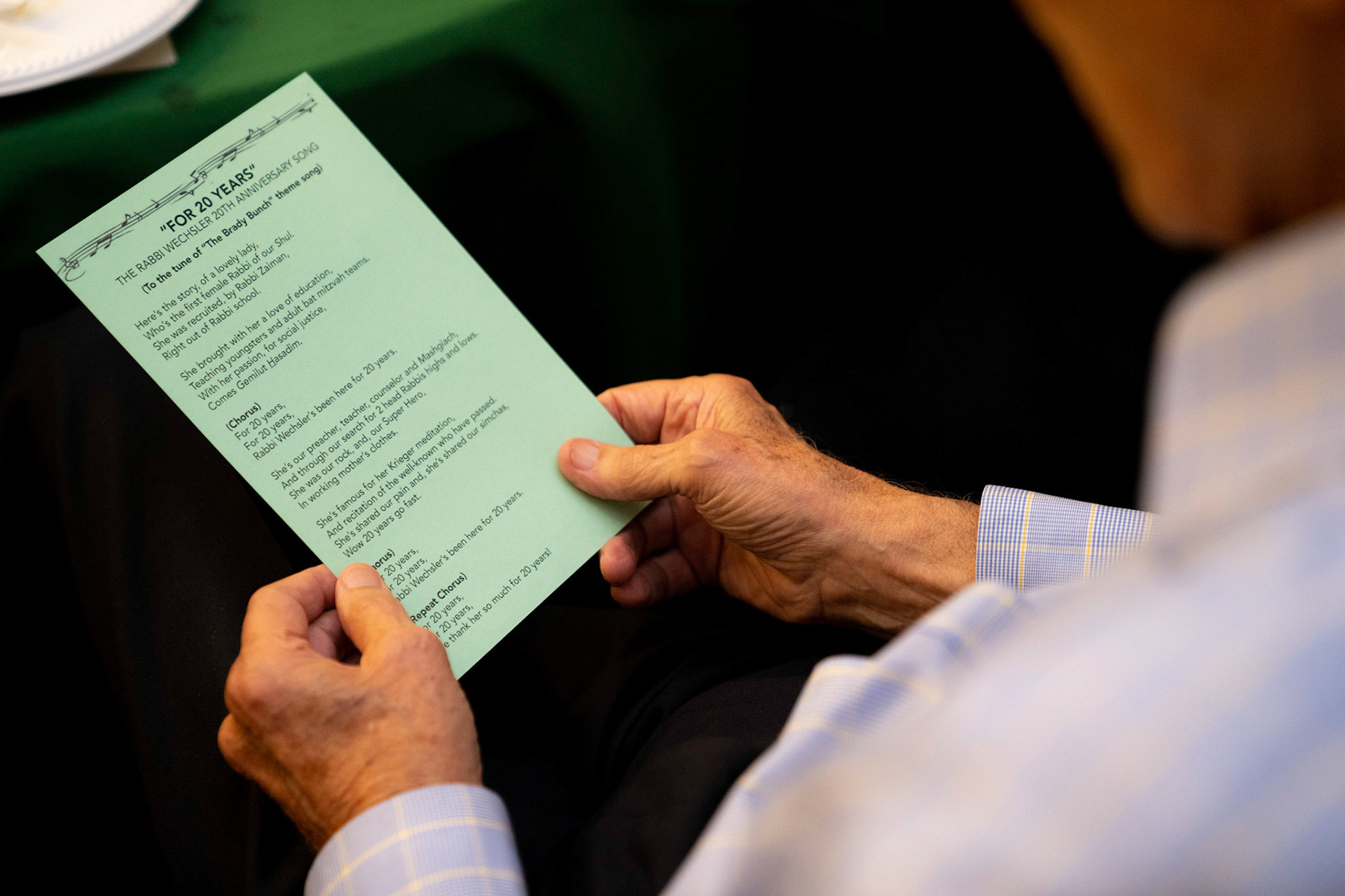 Chizuk Amuno celebrates Rabbi Debbie Wechsler’s 20th anniversary on Sunday, October, 27, 2019.