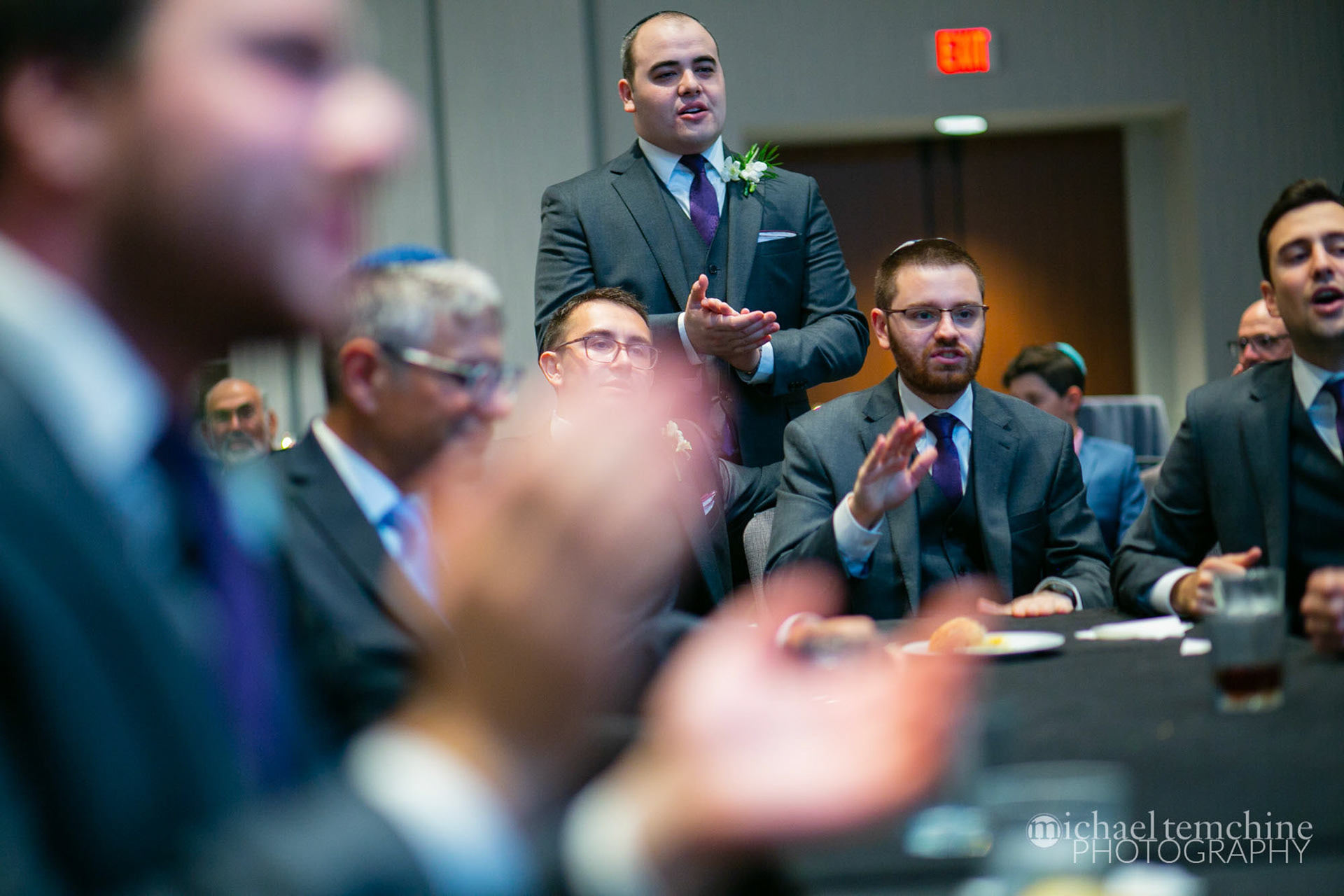 Yael and Eitan’s modern orthodox Jewish wedding at the Grand Hyatt in Washington D.C. on Sunday, August 25, 2019.
