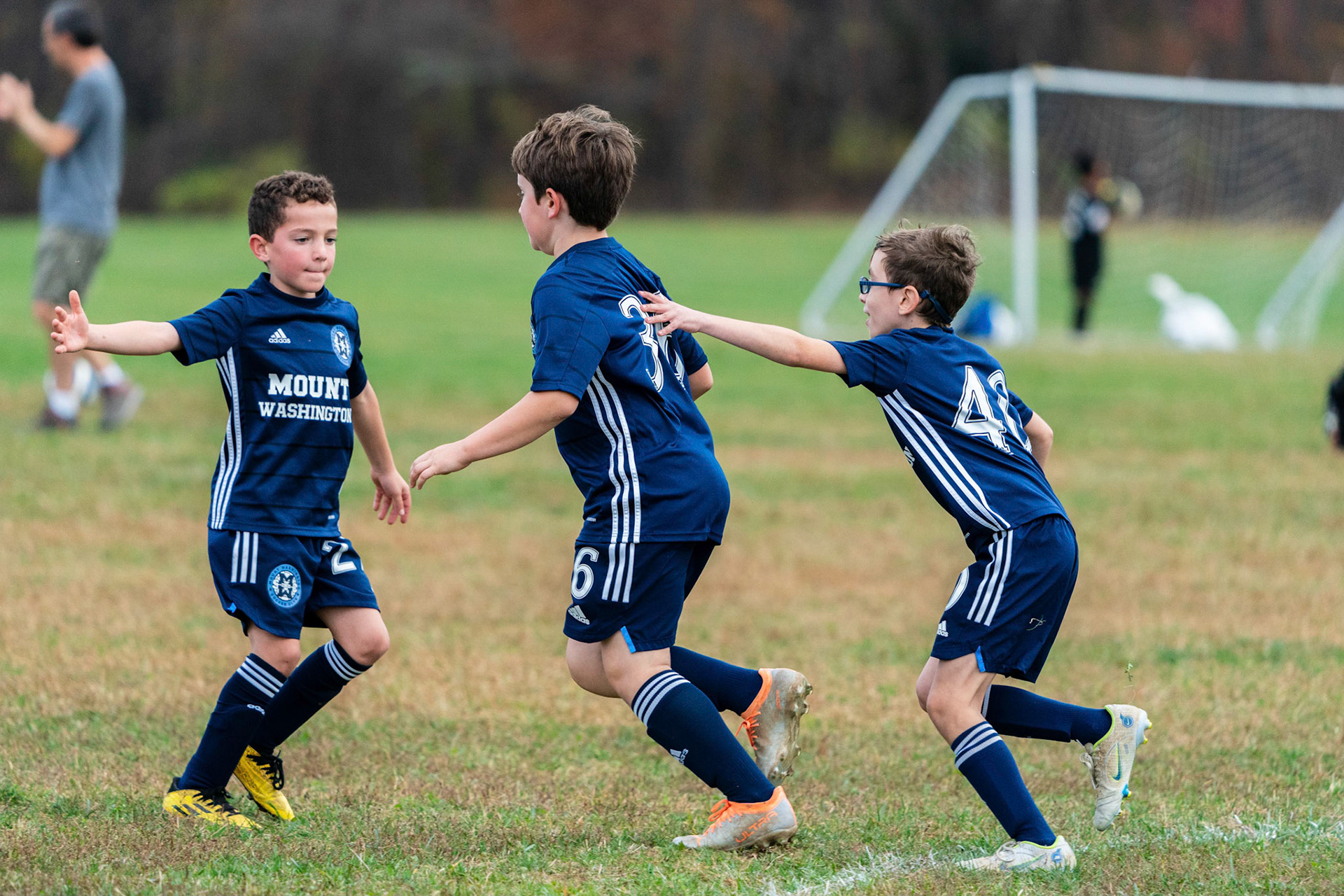 Graham scores on a penalty kick as Mt. Washington defeats Freedom SC 2-1 in their final game of fall 2022.