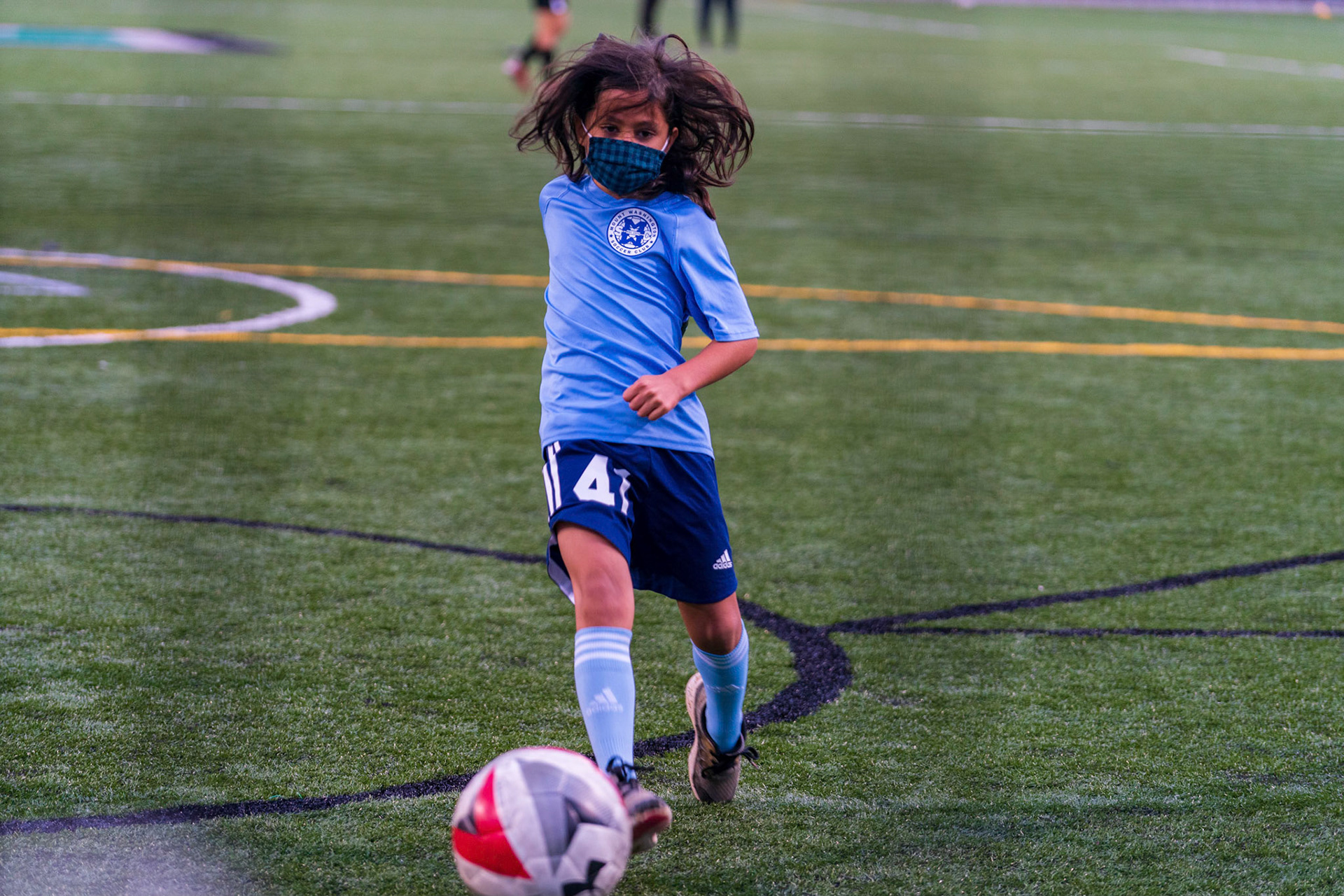 Members of the Mt. Washington Soccer Club (rec and travel) visited the Loyola Greyhounds for a game against Lafayette on Saturday, October 9, 2021.