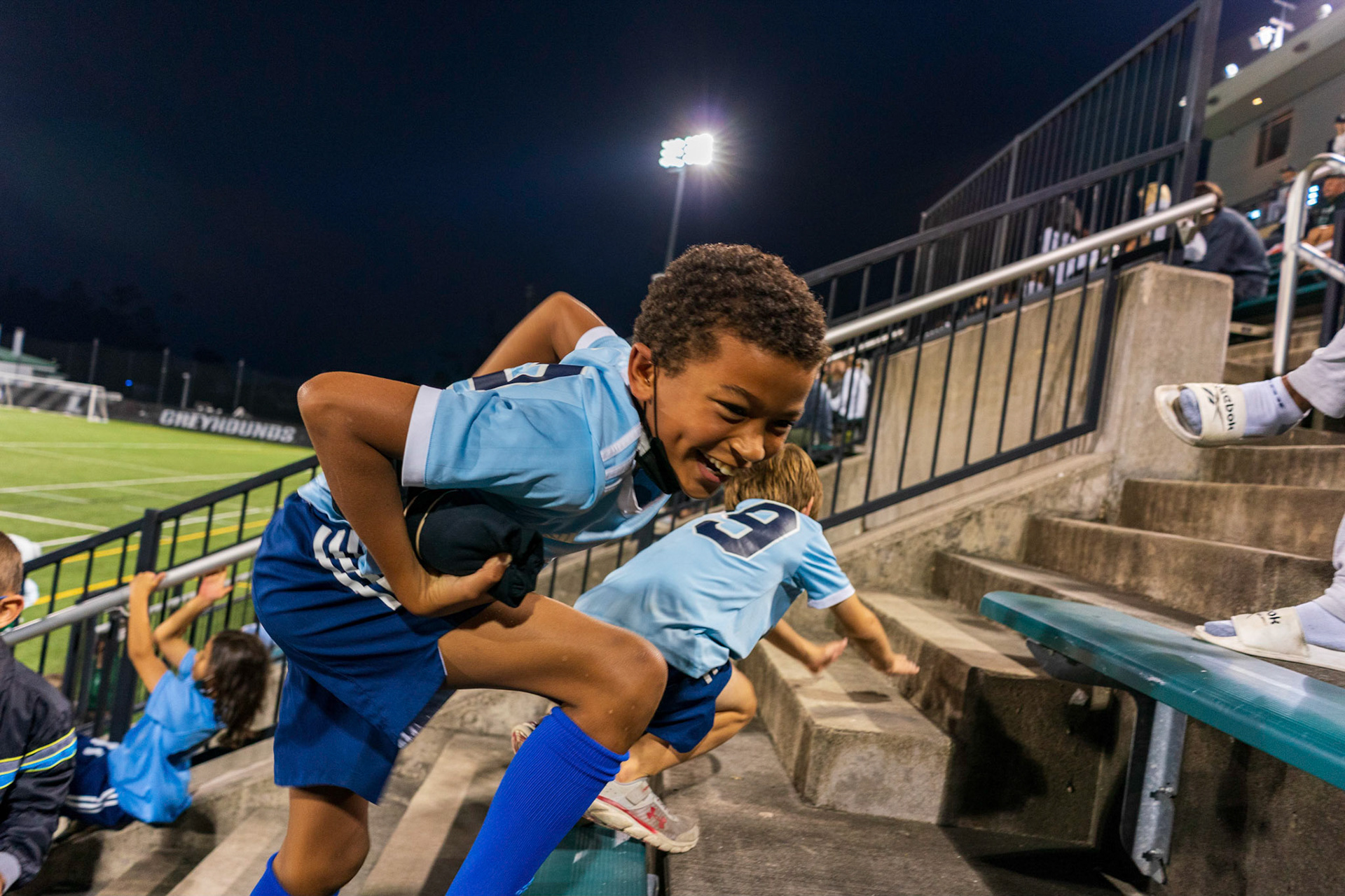 Members of the Mt. Washington Soccer Club (rec and travel) visited the Loyola Greyhounds for a game against Lafayette on Saturday, October 9, 2021.