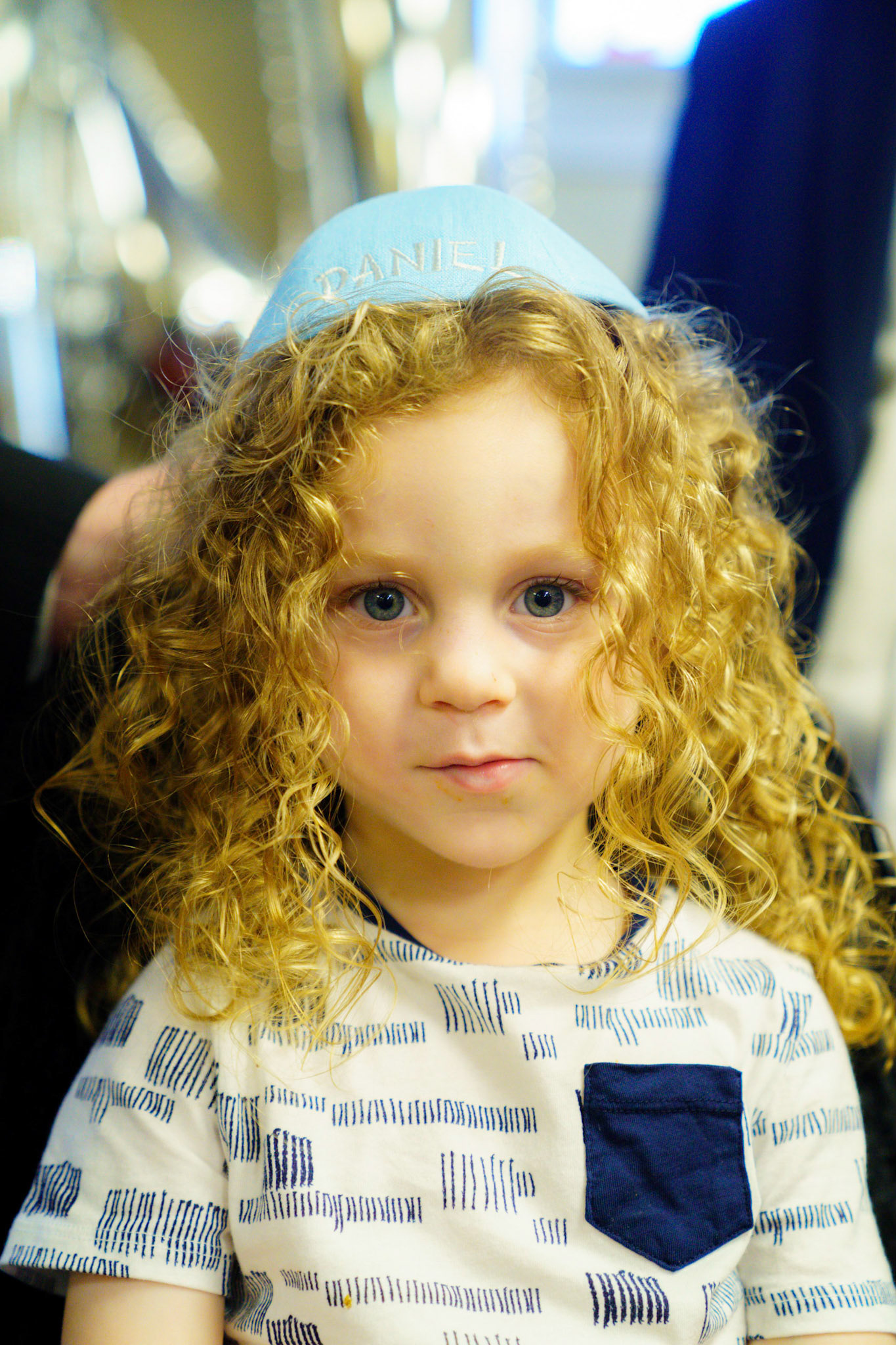 Daniel’s upsherin on the occasion of his third birthday at Rabbi Goldberger’s shul, Tiferes Yisroel.