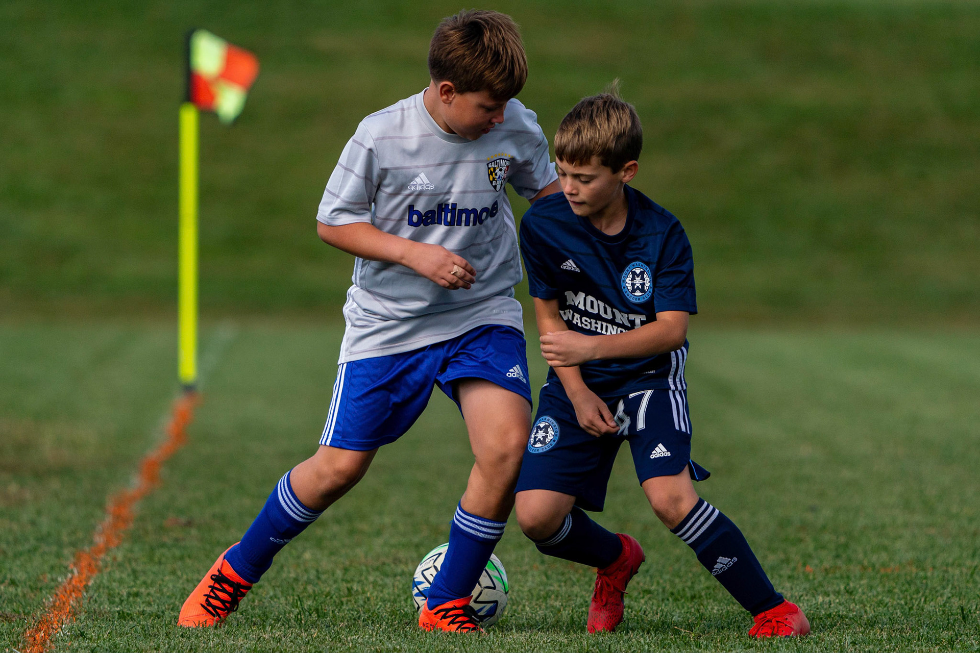 Nico keeps that elbow tucked in Mt. Washington Boy 12 travel team’s 2-1 win over the Baltimore Bays on October 8, 2022.