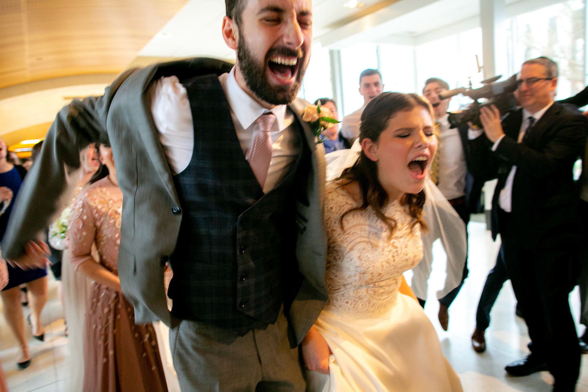 Alison and Shai wed at Beth Tfiloh in Baltimore, MD on Sunday, December 23, 2018.