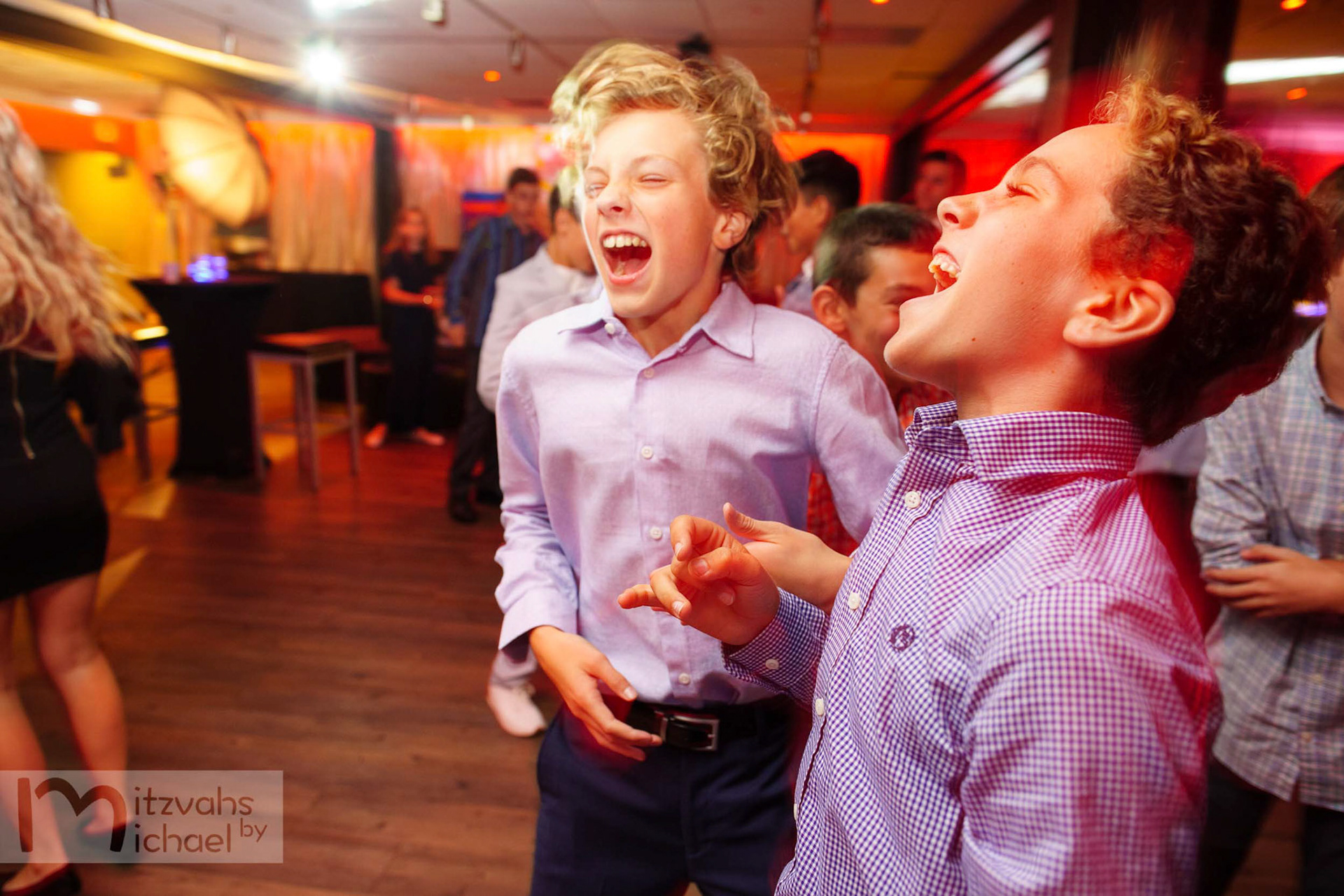 Brandon’s Bar Mitzvah party at The Loft at 4935 in Bethesda, MD.