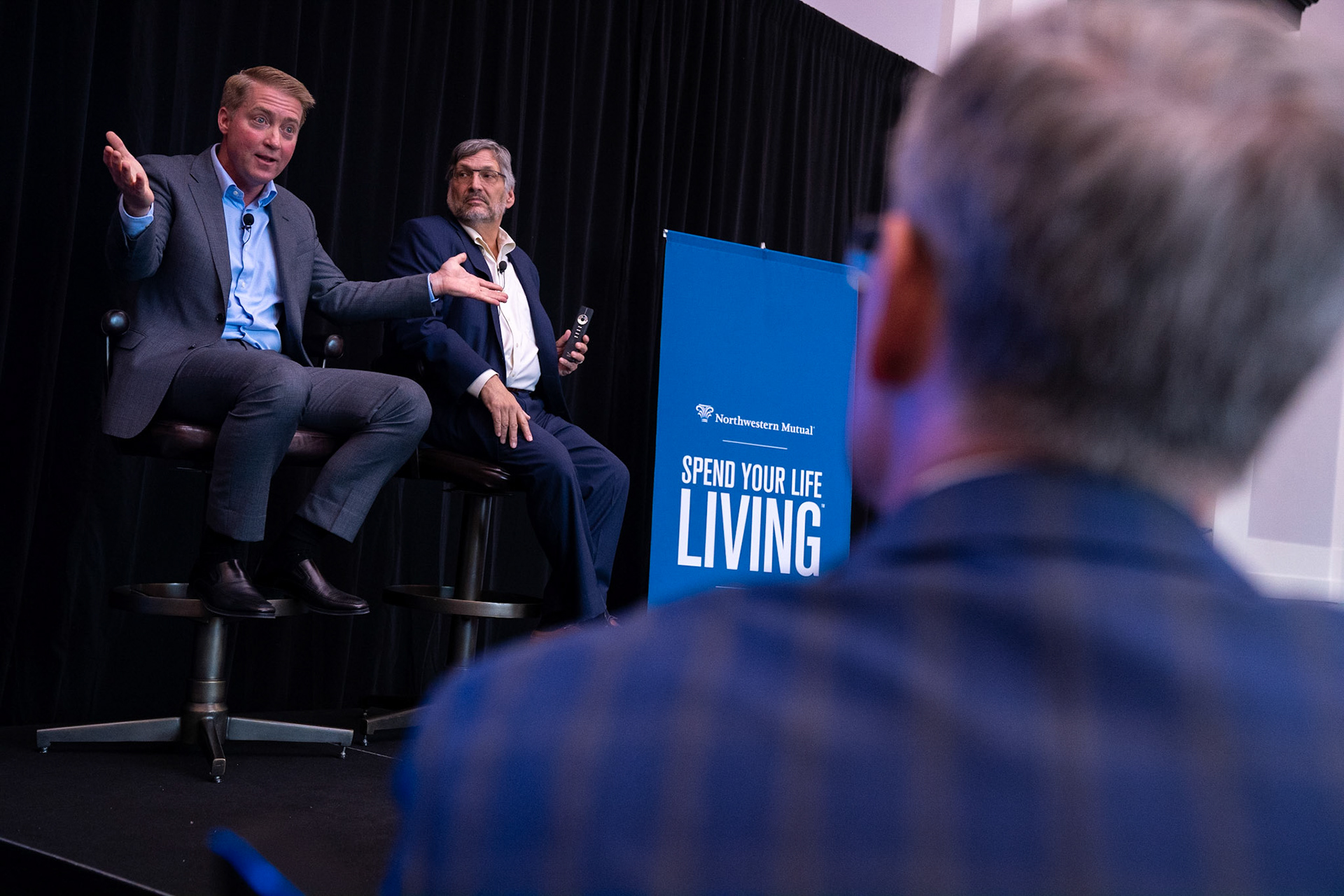 Northwestern Mutual lunchtime talk about the state of the economy on Tuesday, October 8, 2019.