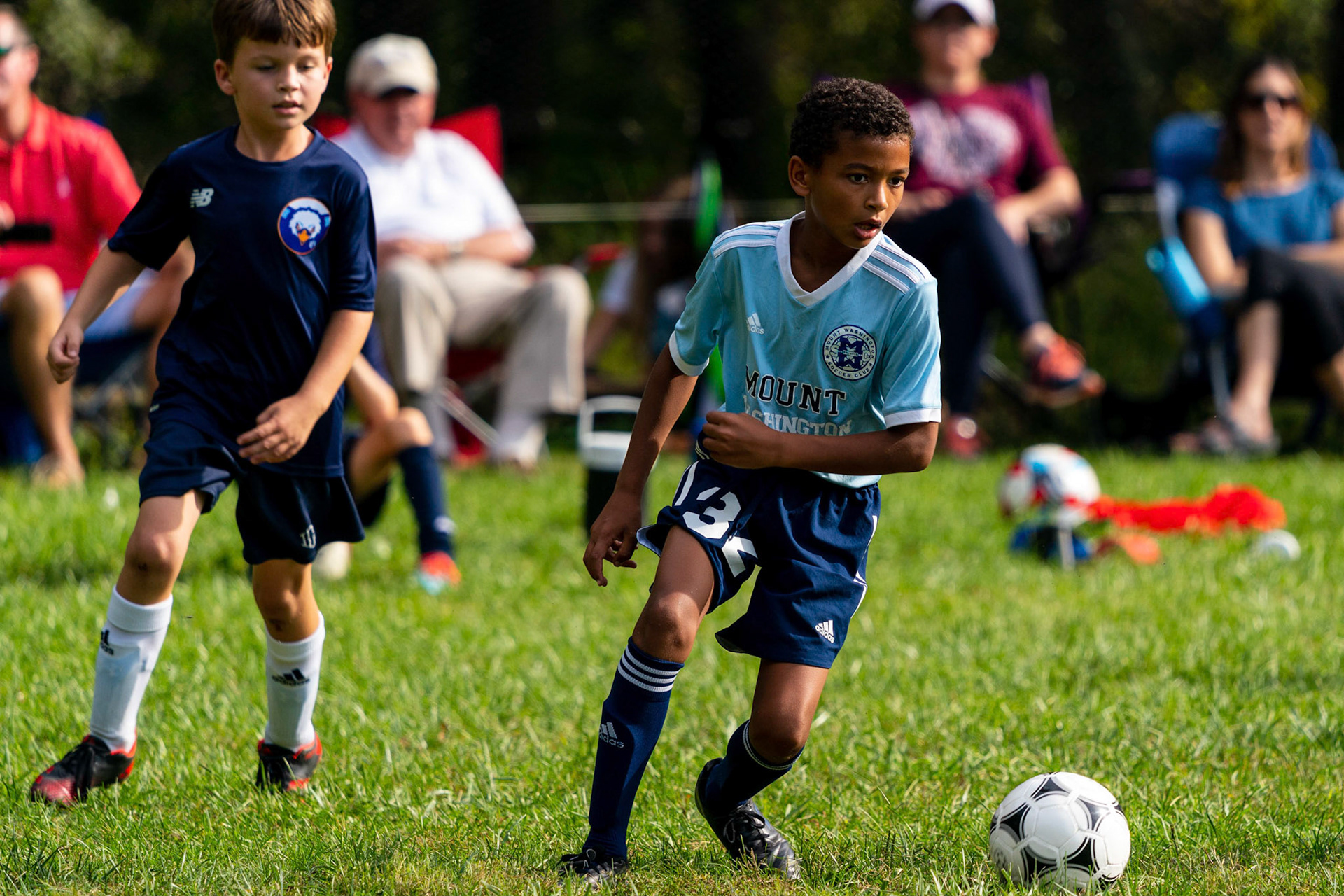 Mt. Washington U-10 travel team plays Immaculate Conception at home on Saturday, October 2, 2021.