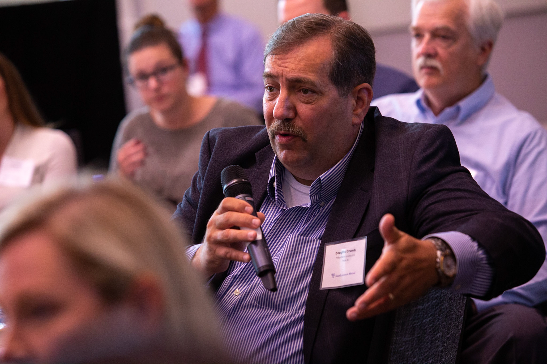 Northwestern Mutual lunchtime talk about the state of the economy on Tuesday, October 8, 2019.