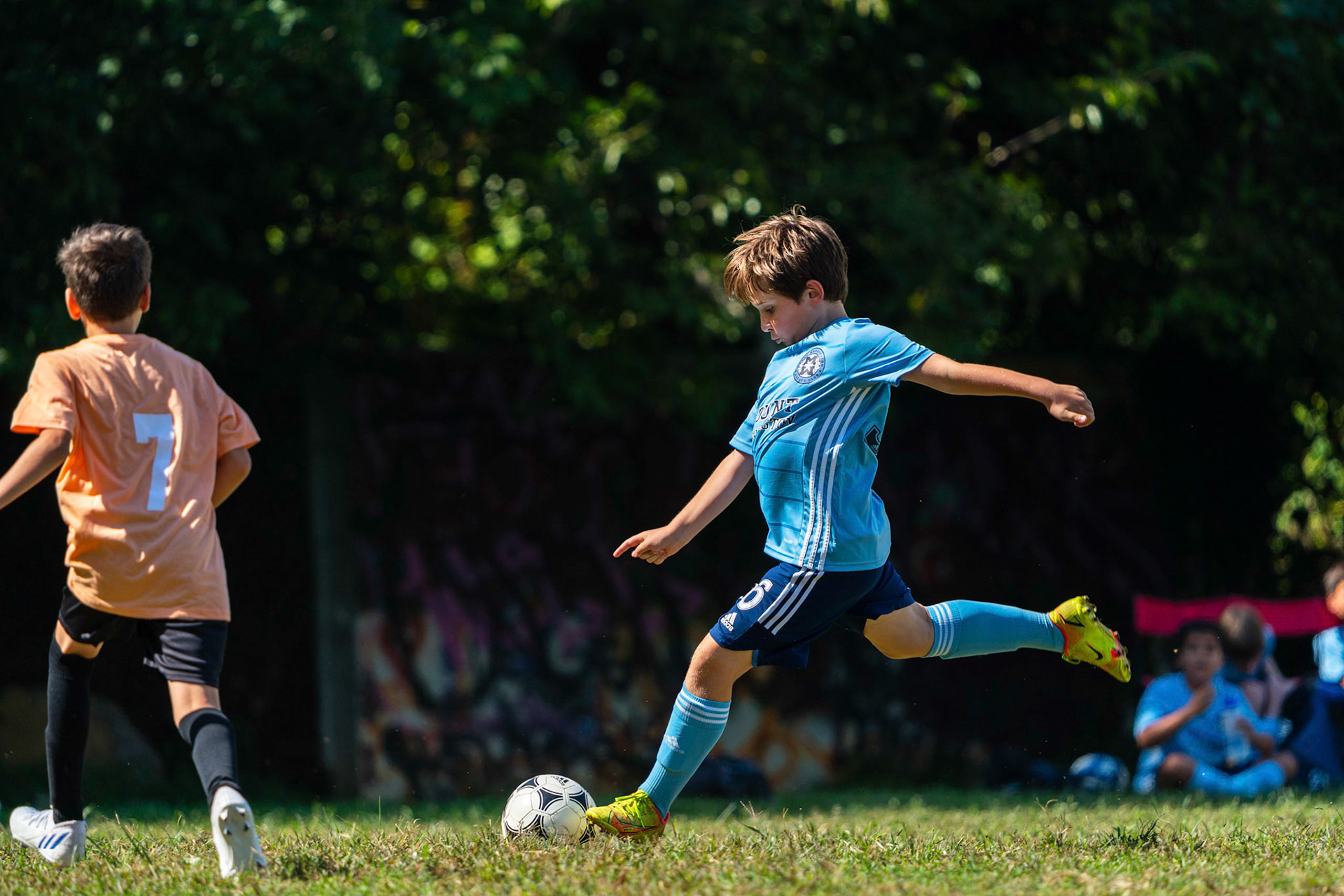 Mt. Washington’s Graham looses a shot on goal during their home game against Northwest SC on September 25, 2022.