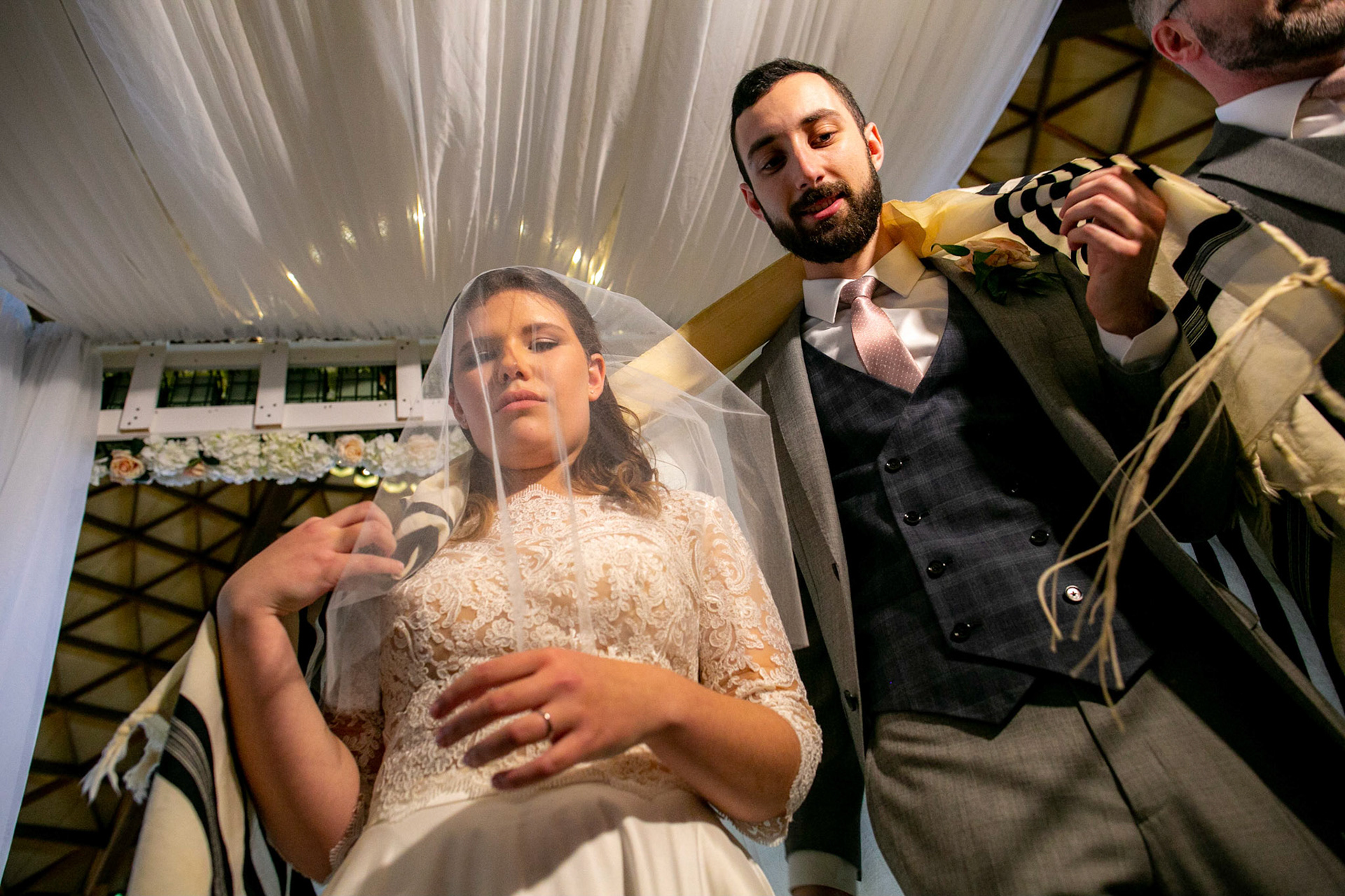 Alison and Shai wed at Beth Tfiloh in Baltimore, MD on Sunday, December 23, 2018.