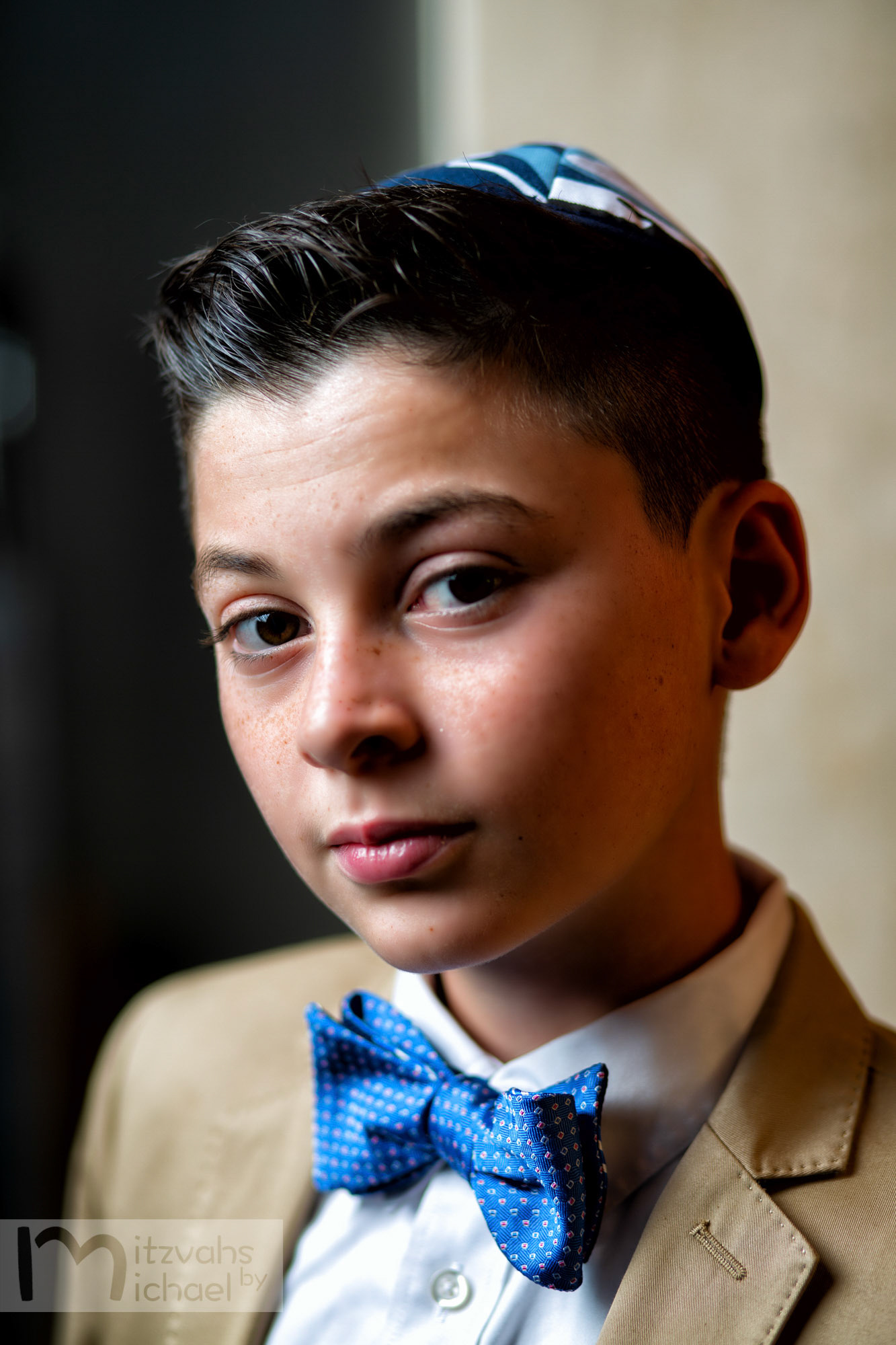 Rafael’s Bar Mitzvah portraits at Ohev Sholom in Washington D.C.