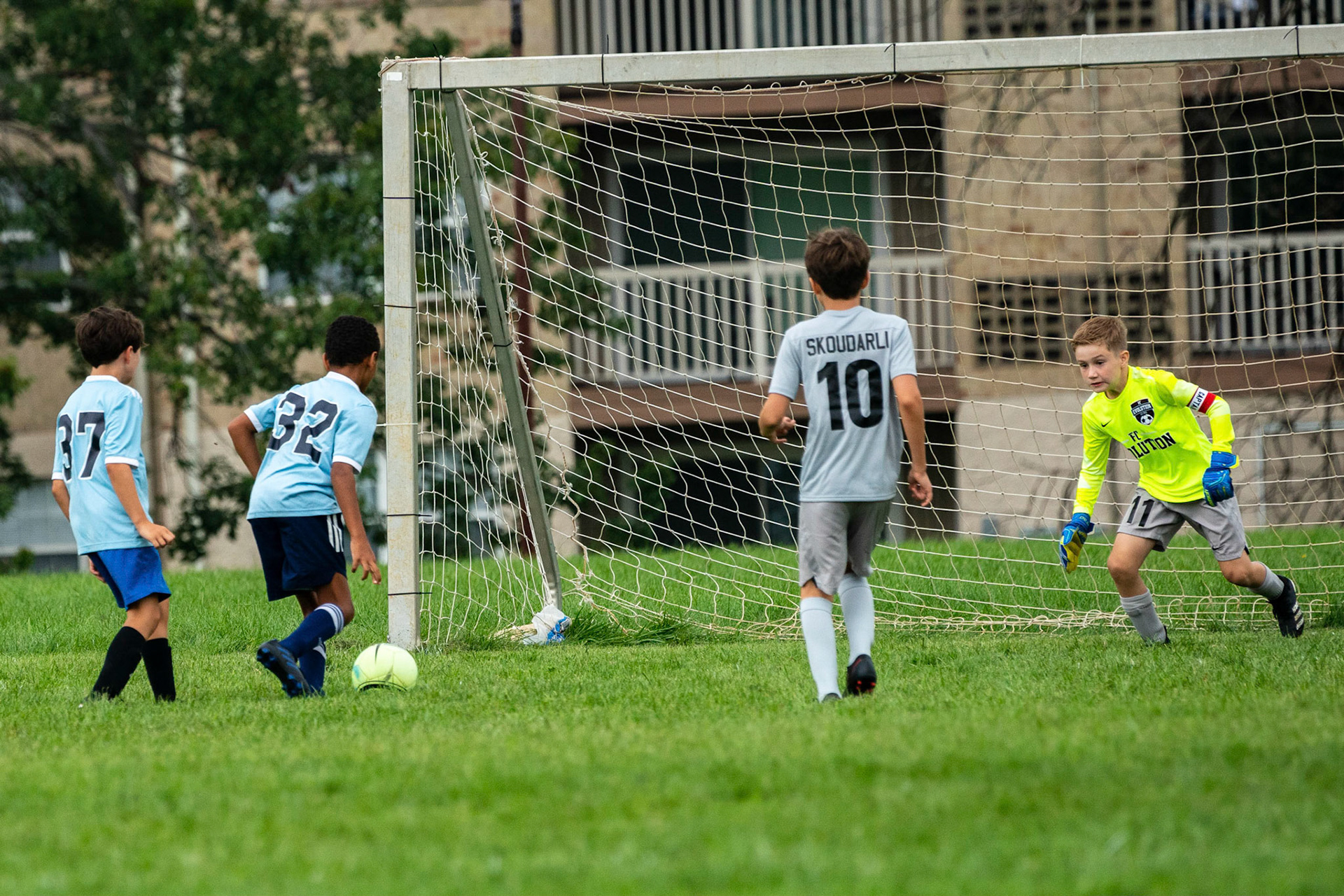 The Mt. Washington U10 Travel soccer team plays in the Labor Day Tournament.