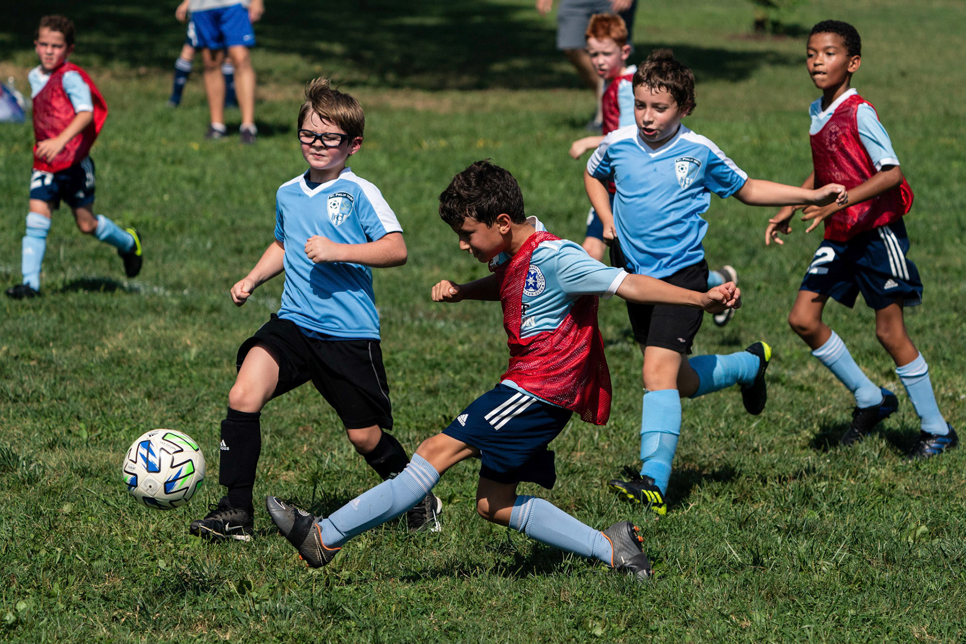 The Mt. Washington U10 Travel soccer team defeats 4-2 St. Philip Neri.