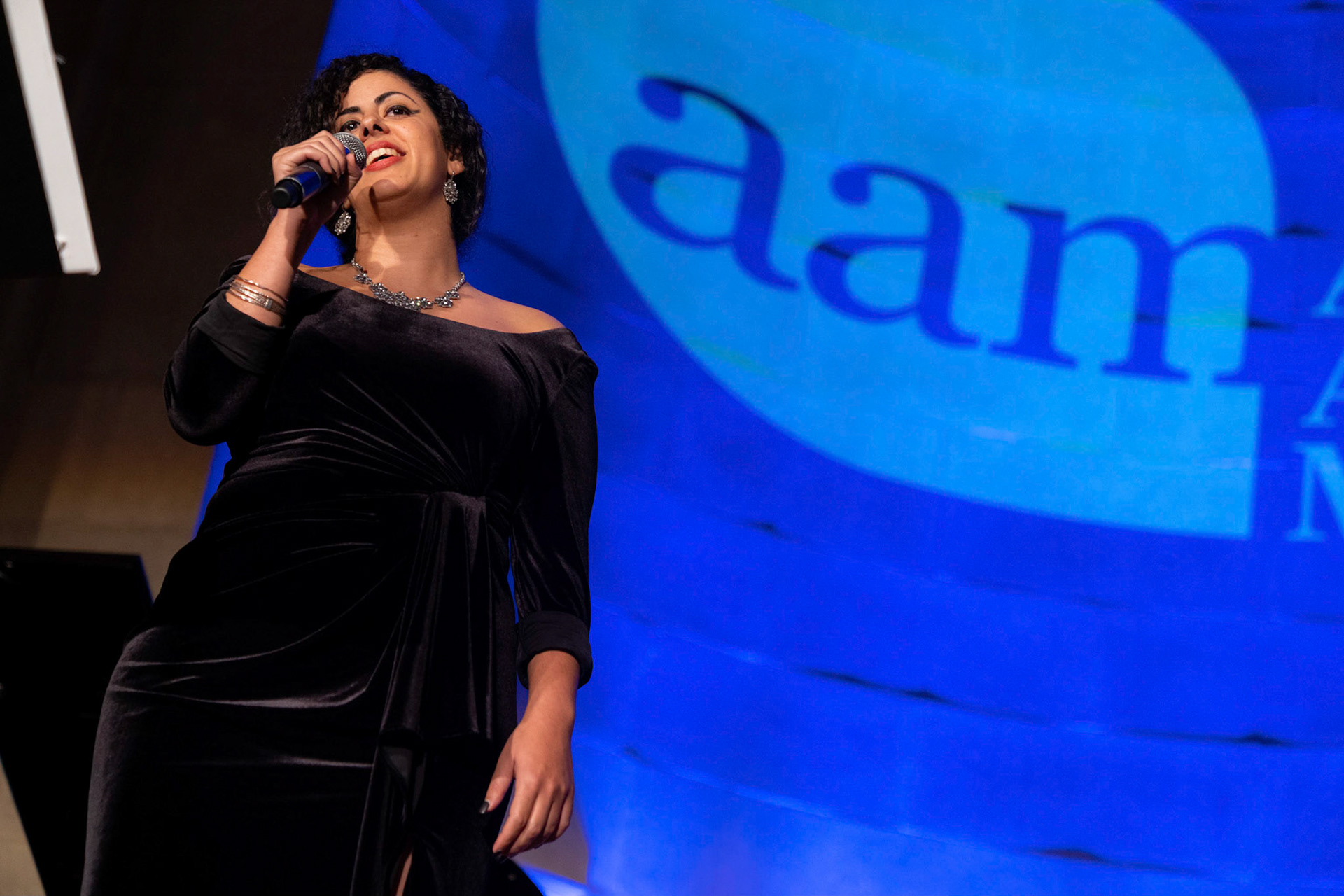 America Abroad Media (AAM) presents their annual gala awards dinner at the Andrew Mellon Auditorium in Washington D.C. on Tuesday, November 5, 2019. Honorees included Egyptian actress Yousra, Iranian activist and journalist Masih Alinejad, and film director Peter Berg.