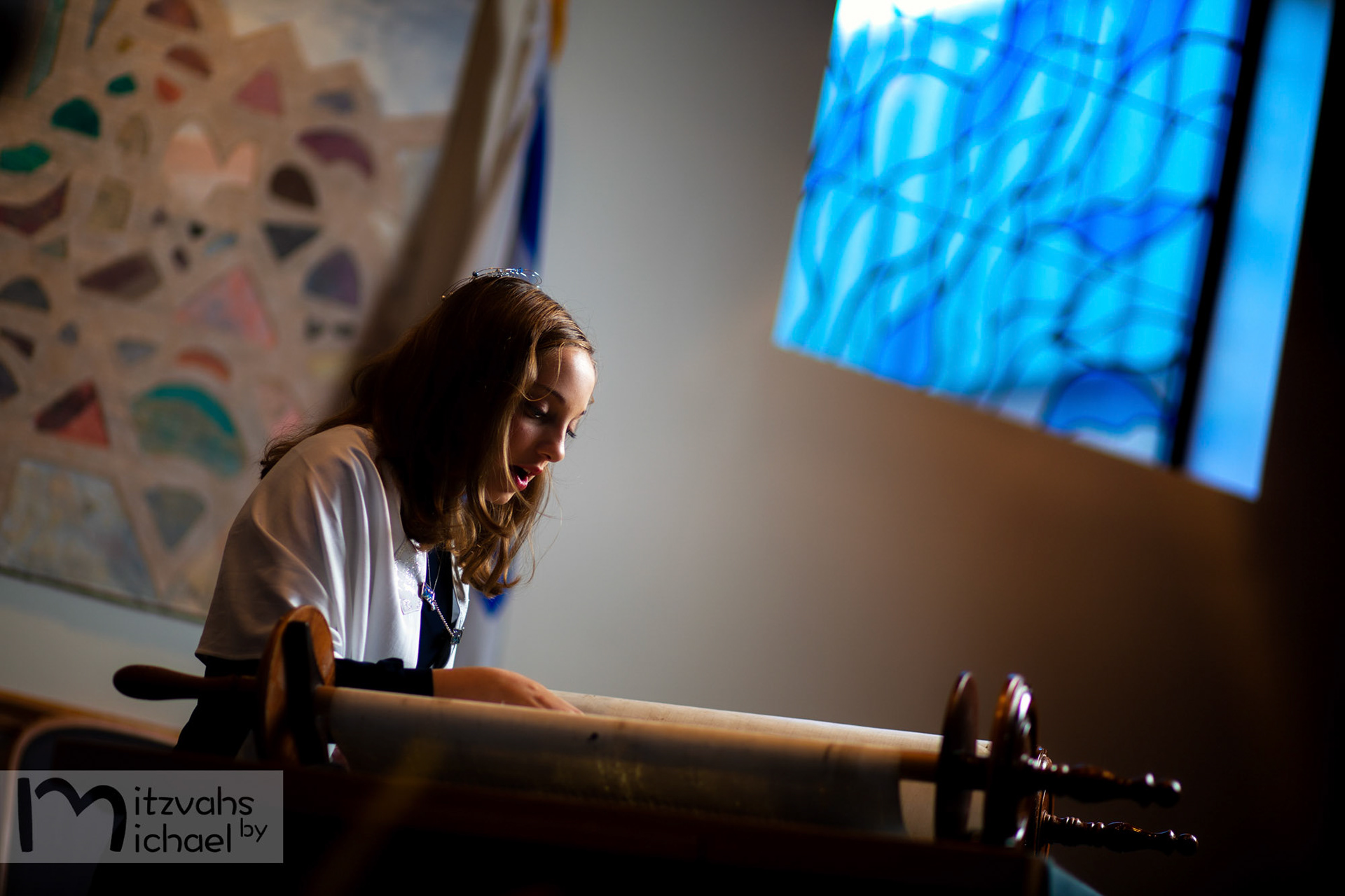 Cora’s Beth Shalom Bat Mitzvah portrait session.