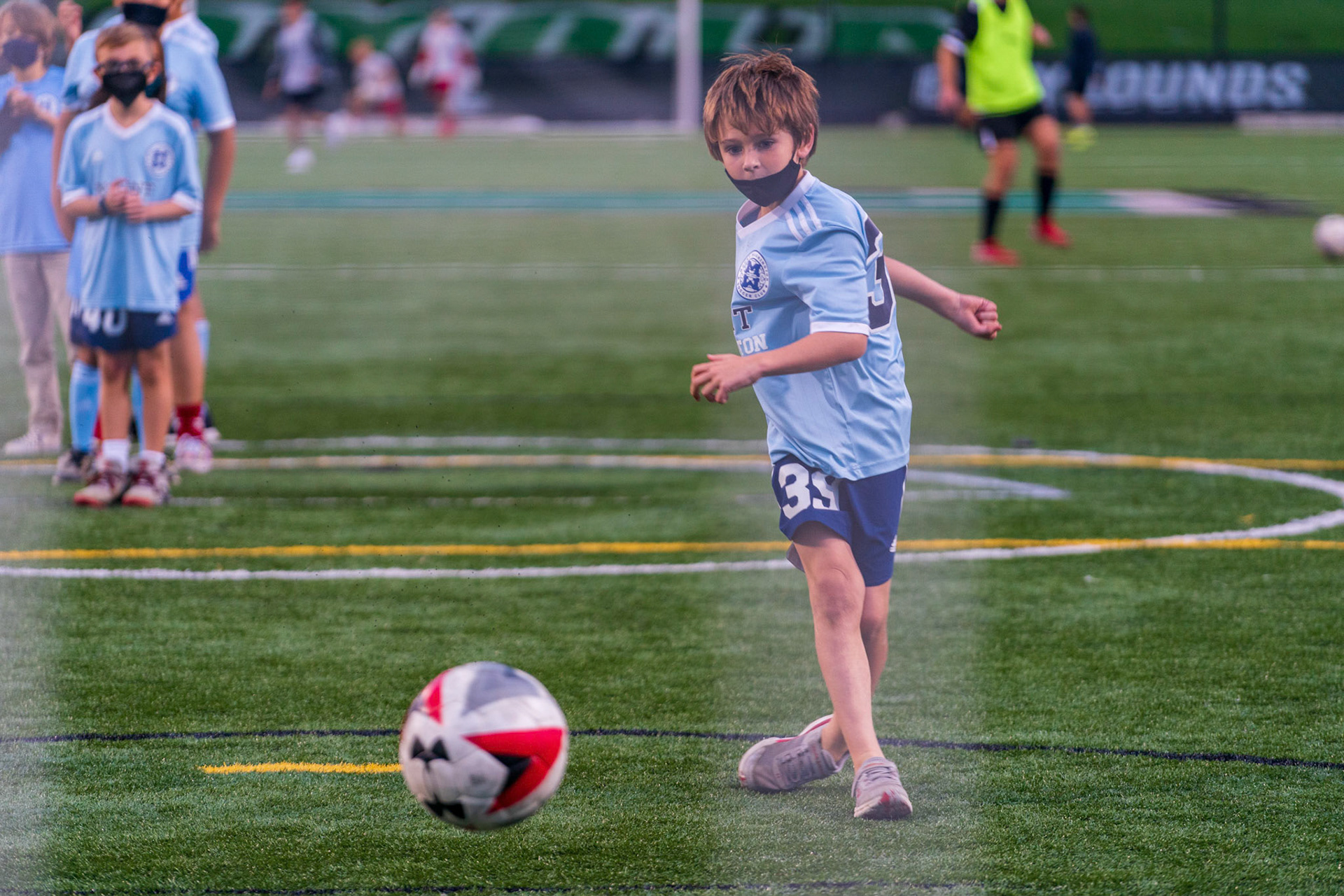 Members of the Mt. Washington Soccer Club (rec and travel) visited the Loyola Greyhounds for a game against Lafayette on Saturday, October 9, 2021.