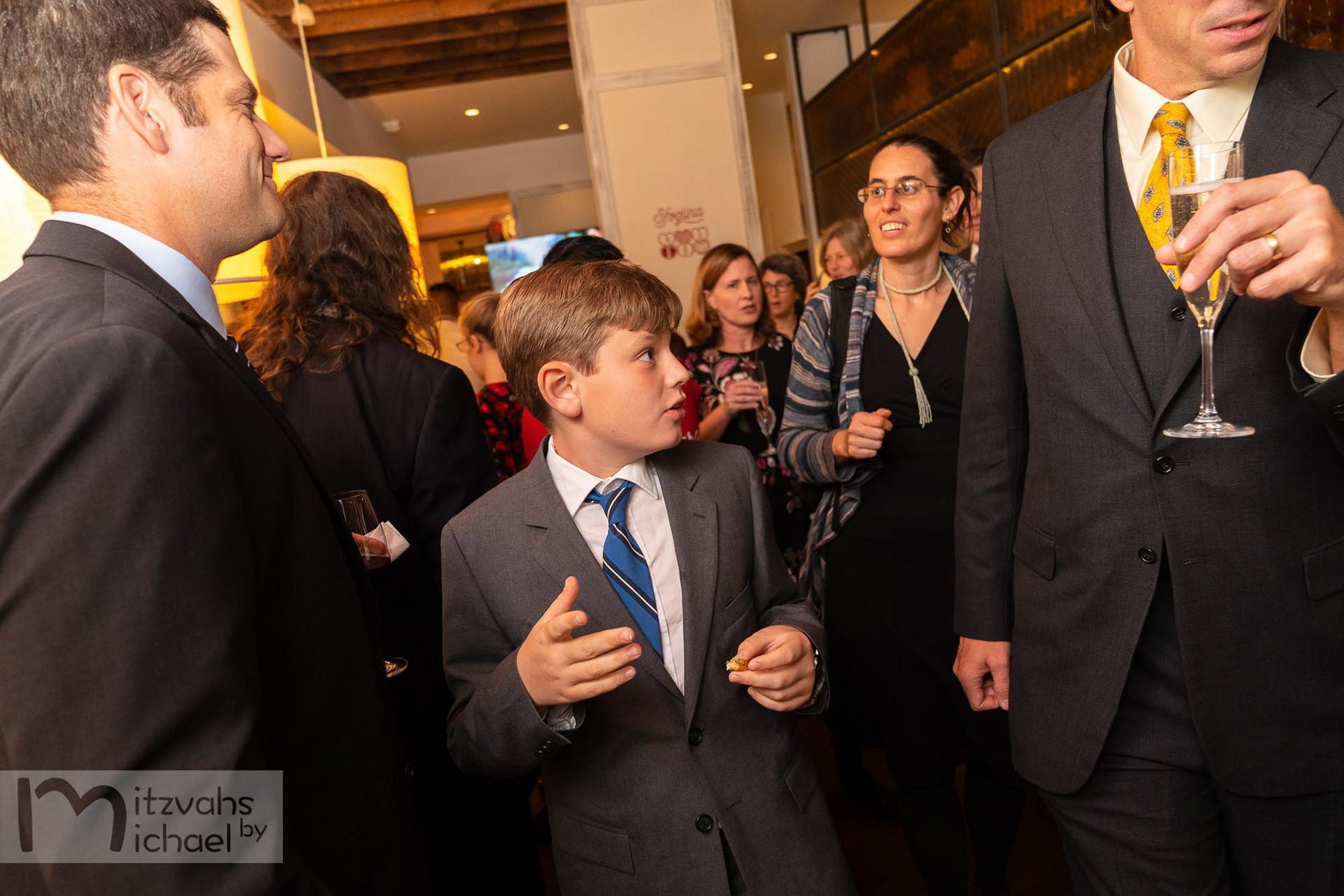 Ben’s Temple Micah Bar Mitzvah kid’s party at Pinstripes in Georgetown and family dinner at Sfoglina in Van Ness.
