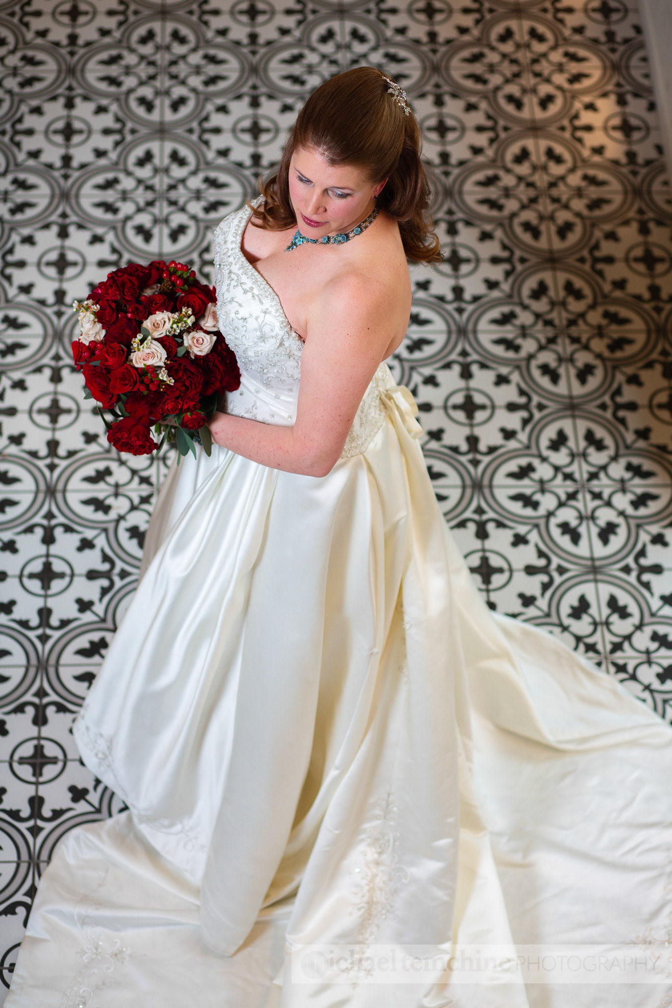 Denise and Sylvain's Peabody Institute wedding on March 2, 2019 in Baltimore, MD