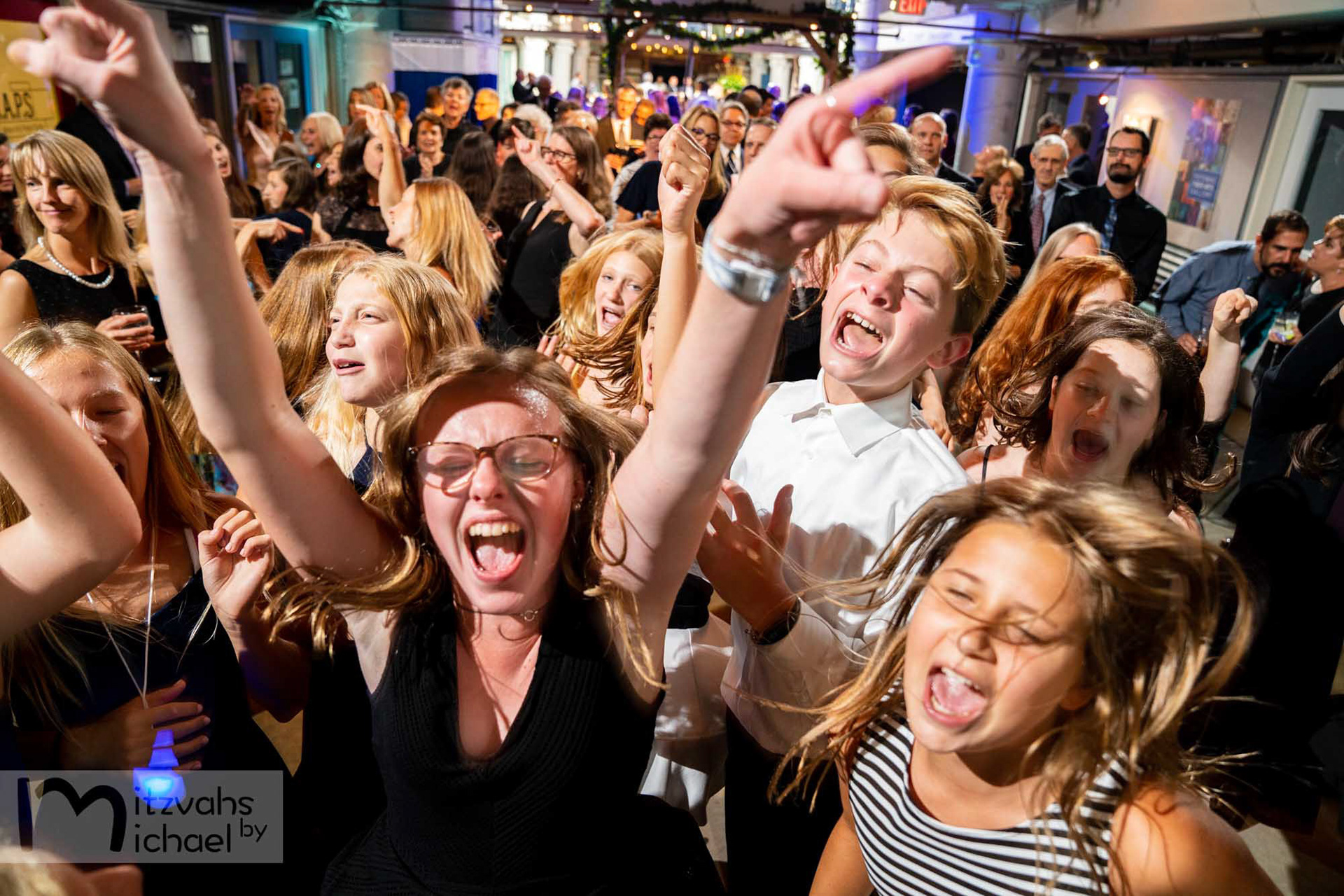 Sydney’s Bat Mitzvah party at the Torpedo Factory, Alexandria, VA.