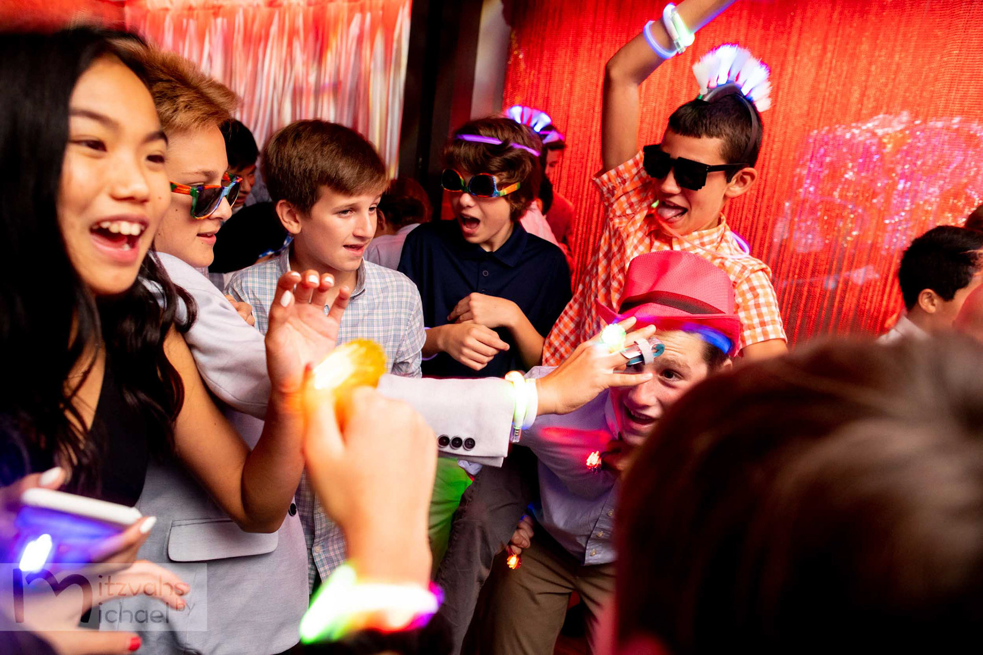Brandon’s Bar Mitzvah party at The Loft at 4935 in Bethesda, MD.