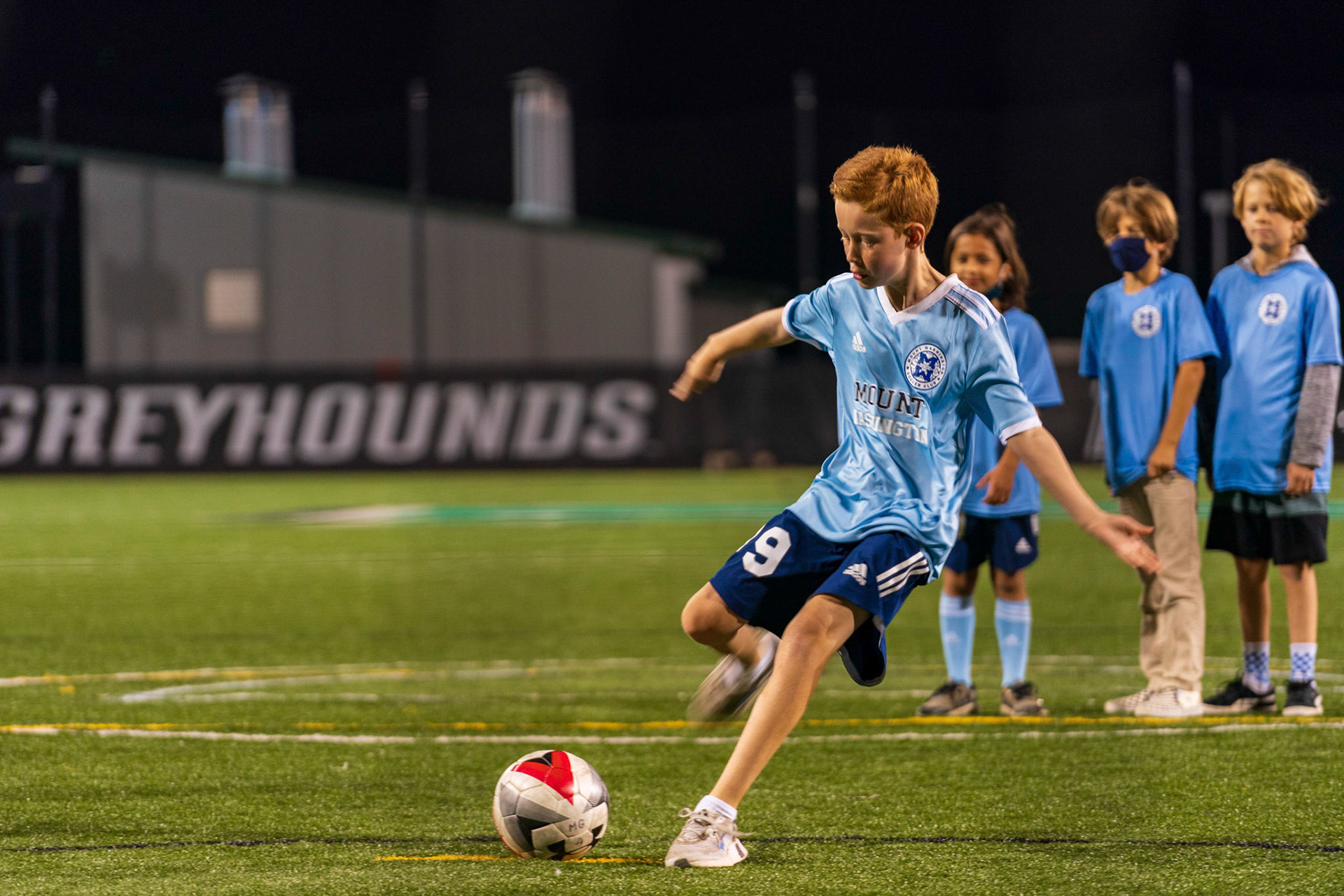 Members of the Mt. Washington Soccer Club (rec and travel) visited the Loyola Greyhounds for a game against Lafayette on Saturday, October 9, 2021.