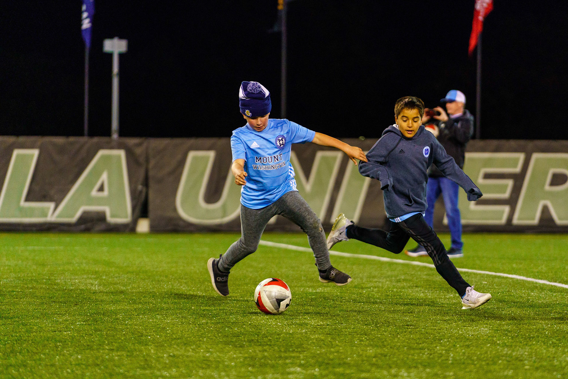 Mt. Washington Boy 12 travel team visits the Loyola Dons soccer team on Tuesday, October 18, 2022.